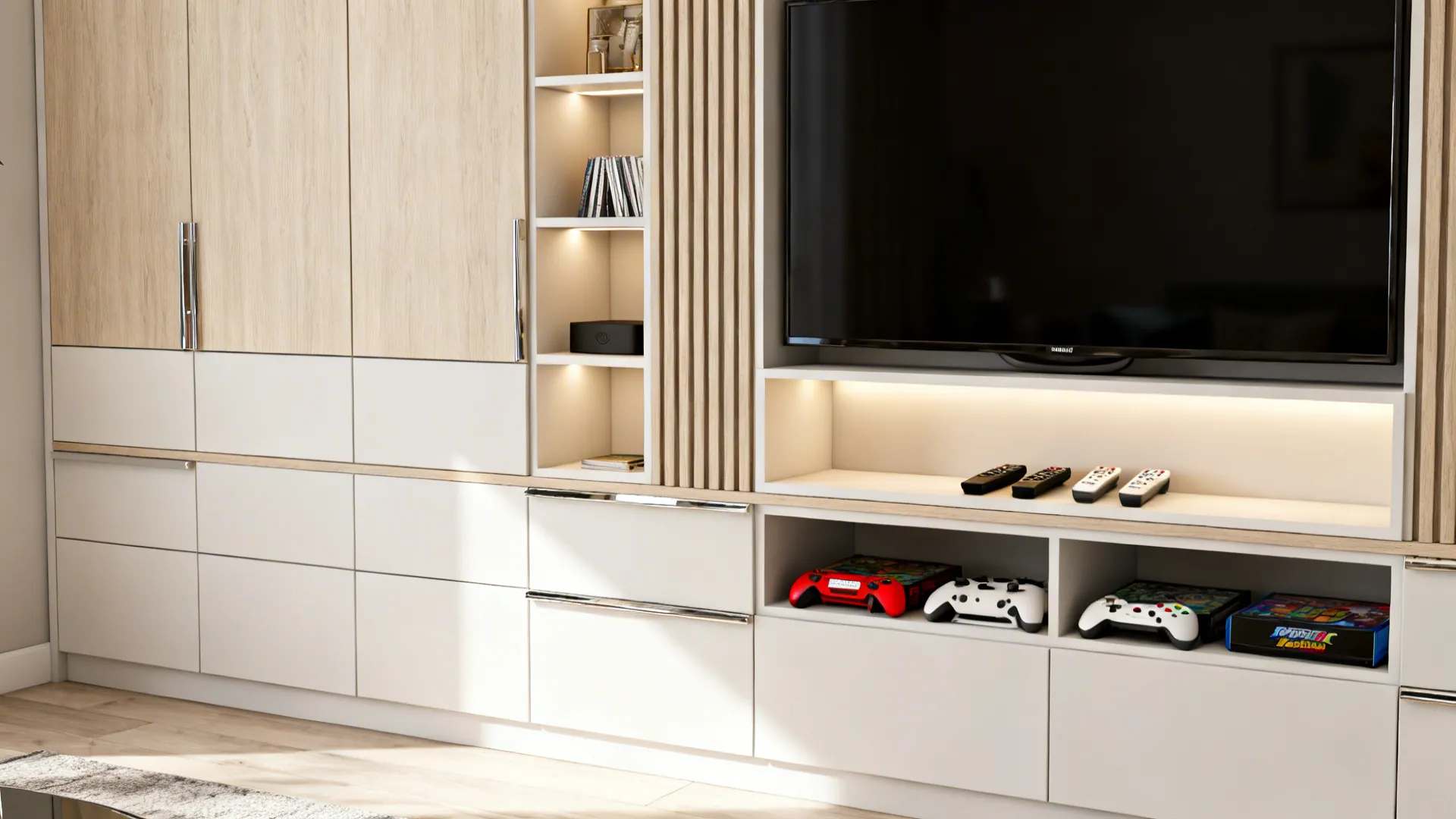 5. Multi-Function Unit: Storage, Display, and TV