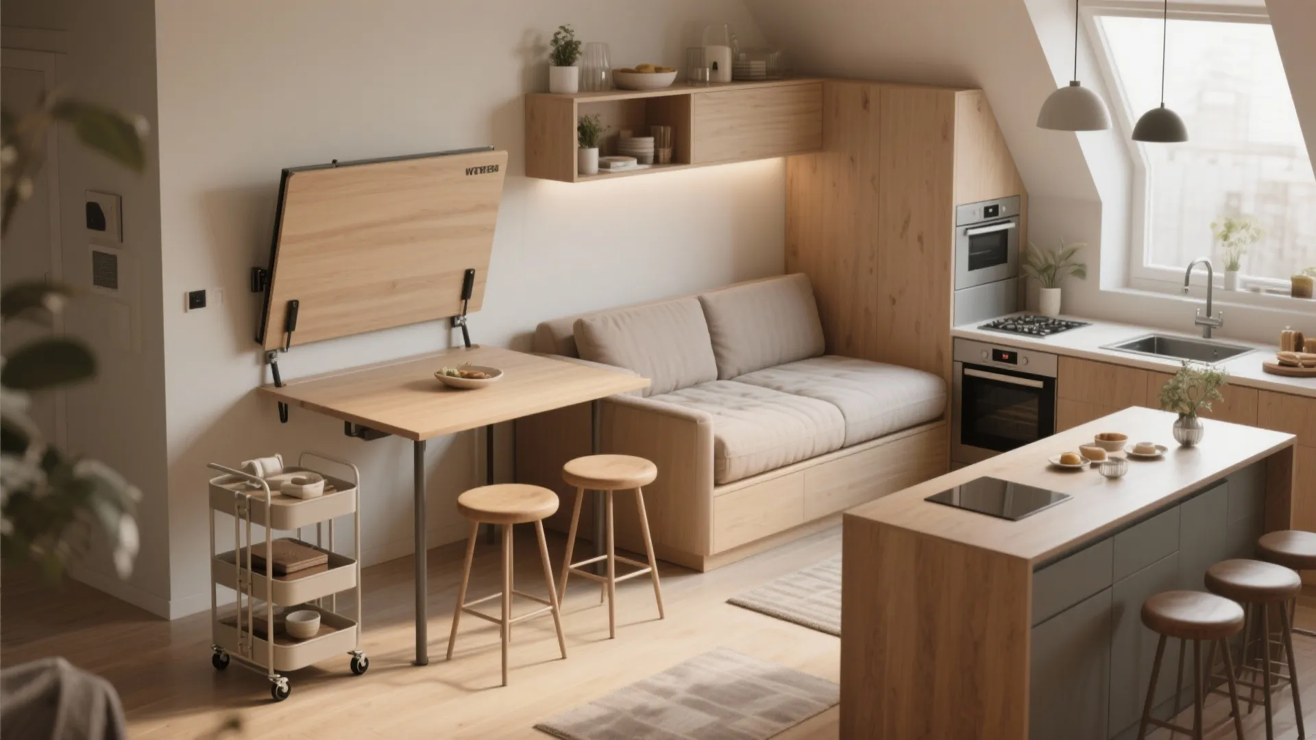 3. Multi-functional furniture and convertible layouts