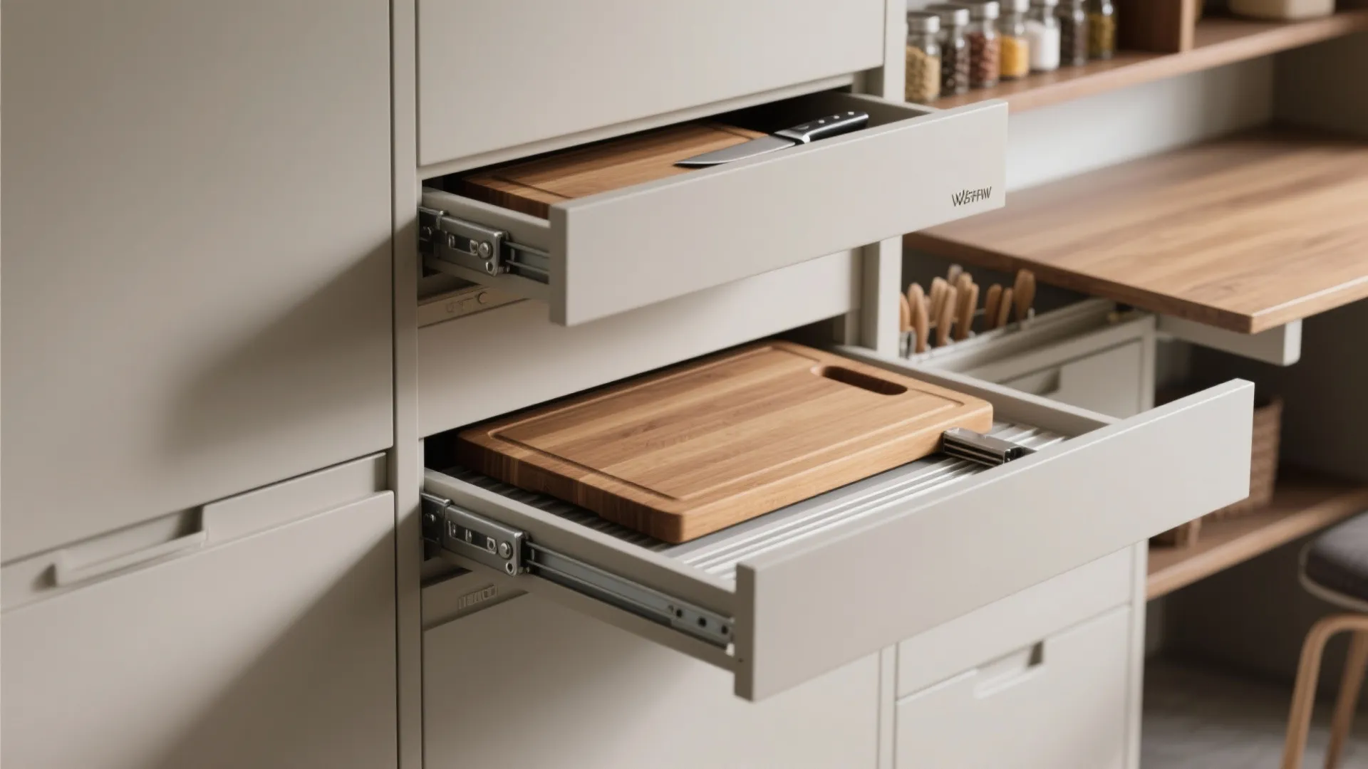 5. Opt for Multi-Functional Cabinet Doors