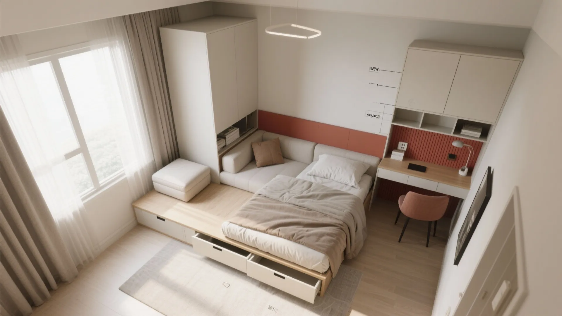 3. Choose multi-functional furniture