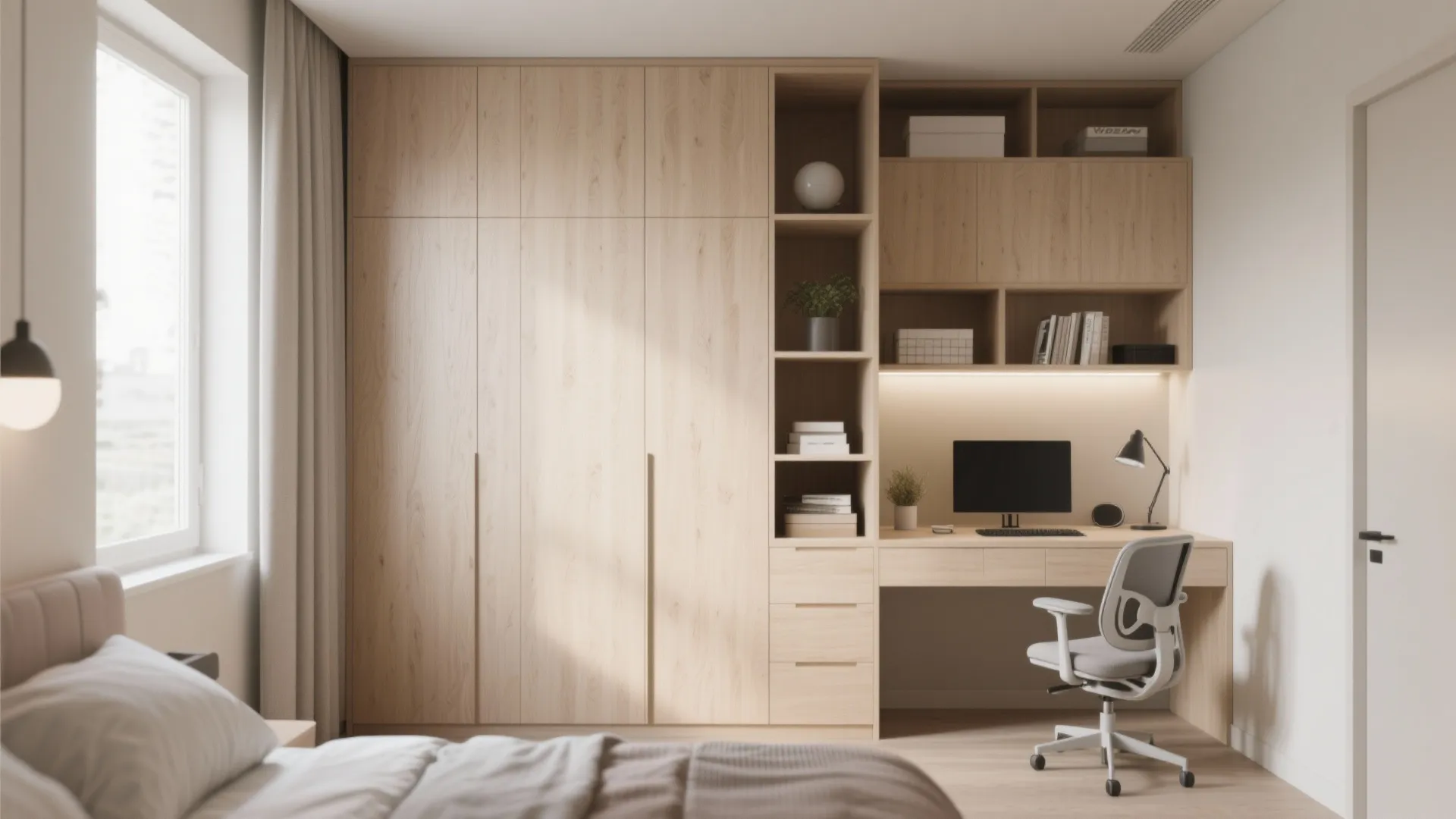 Multi-functional Almari with Workspace