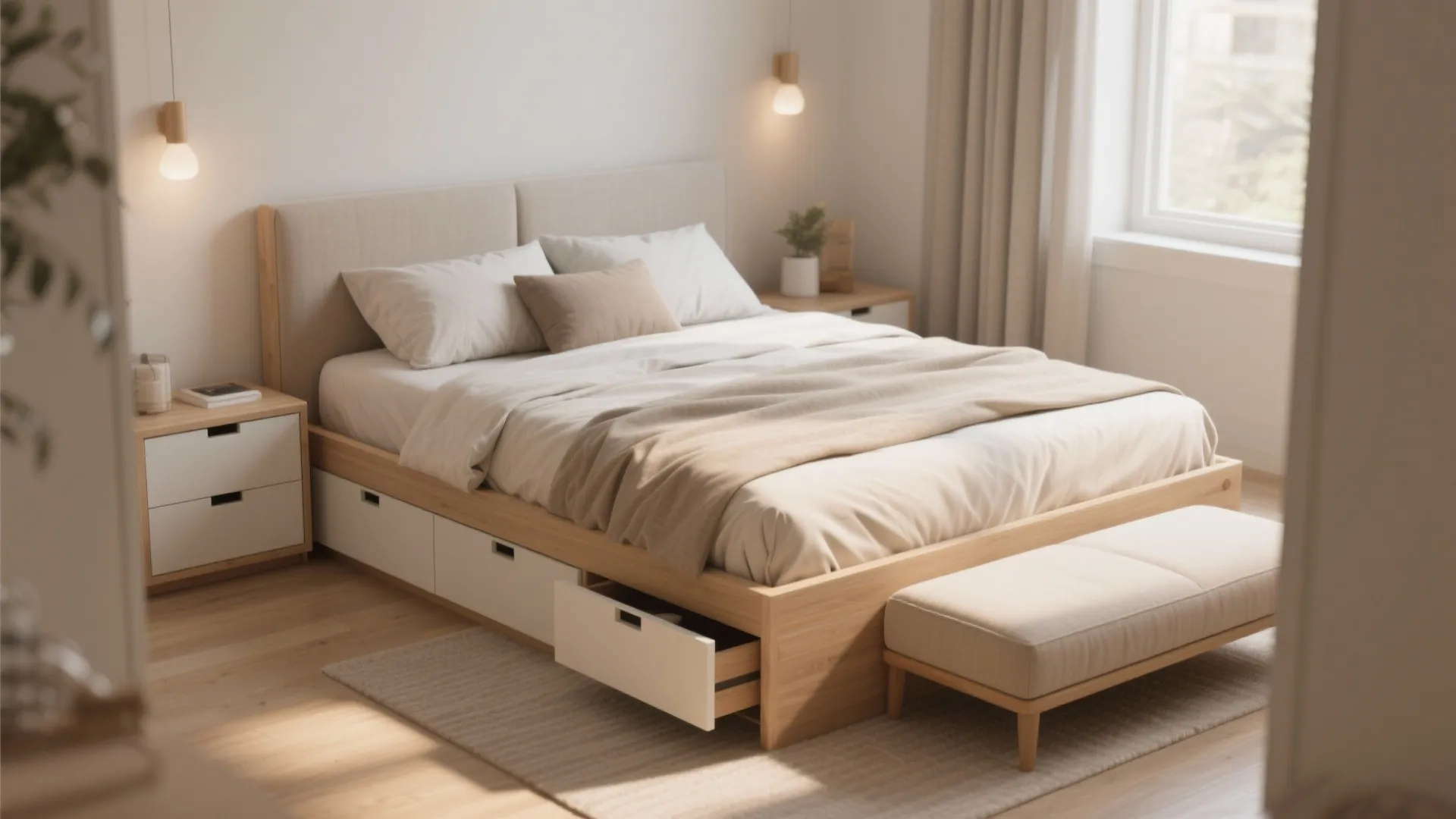 2. Multi-Functional Furniture with Hidden Storage