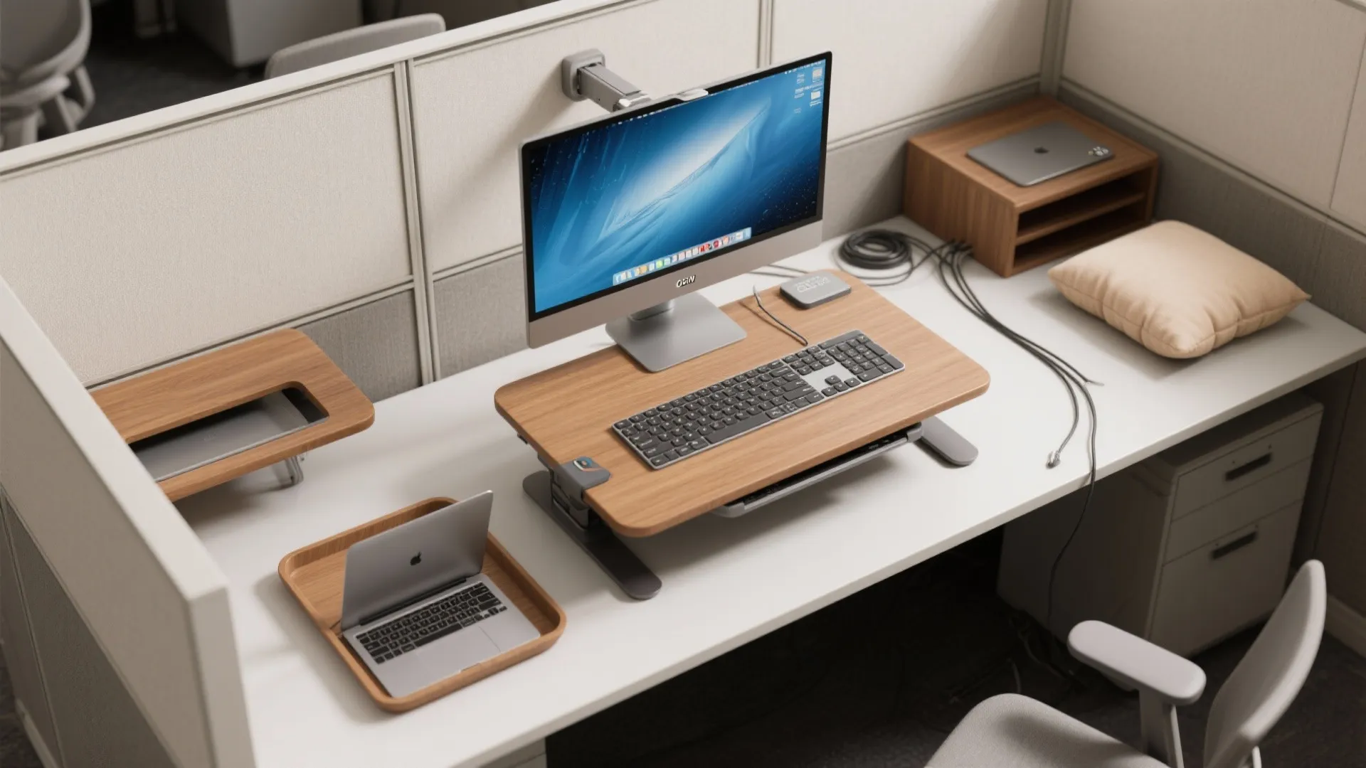 5. Multi-Functional Desk Setup