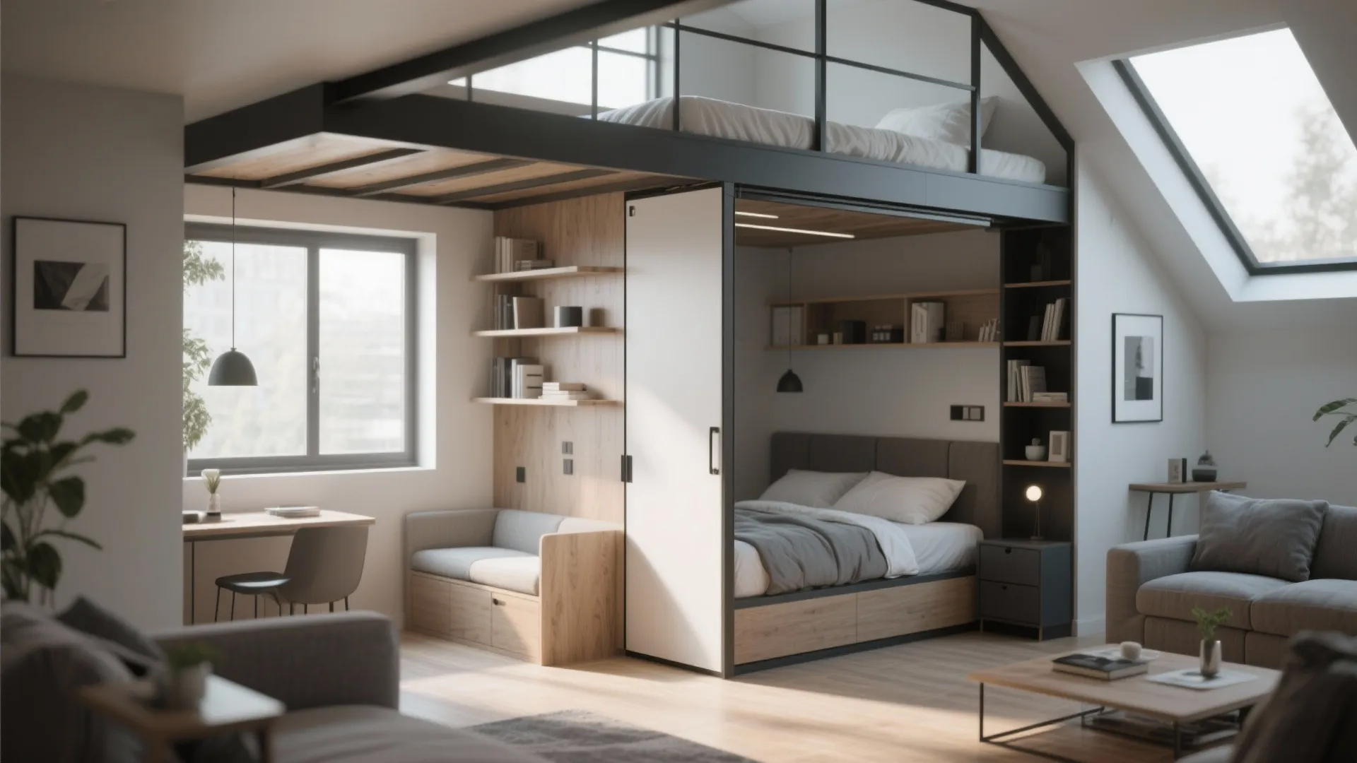 Multi-Functional Furniture Dividers