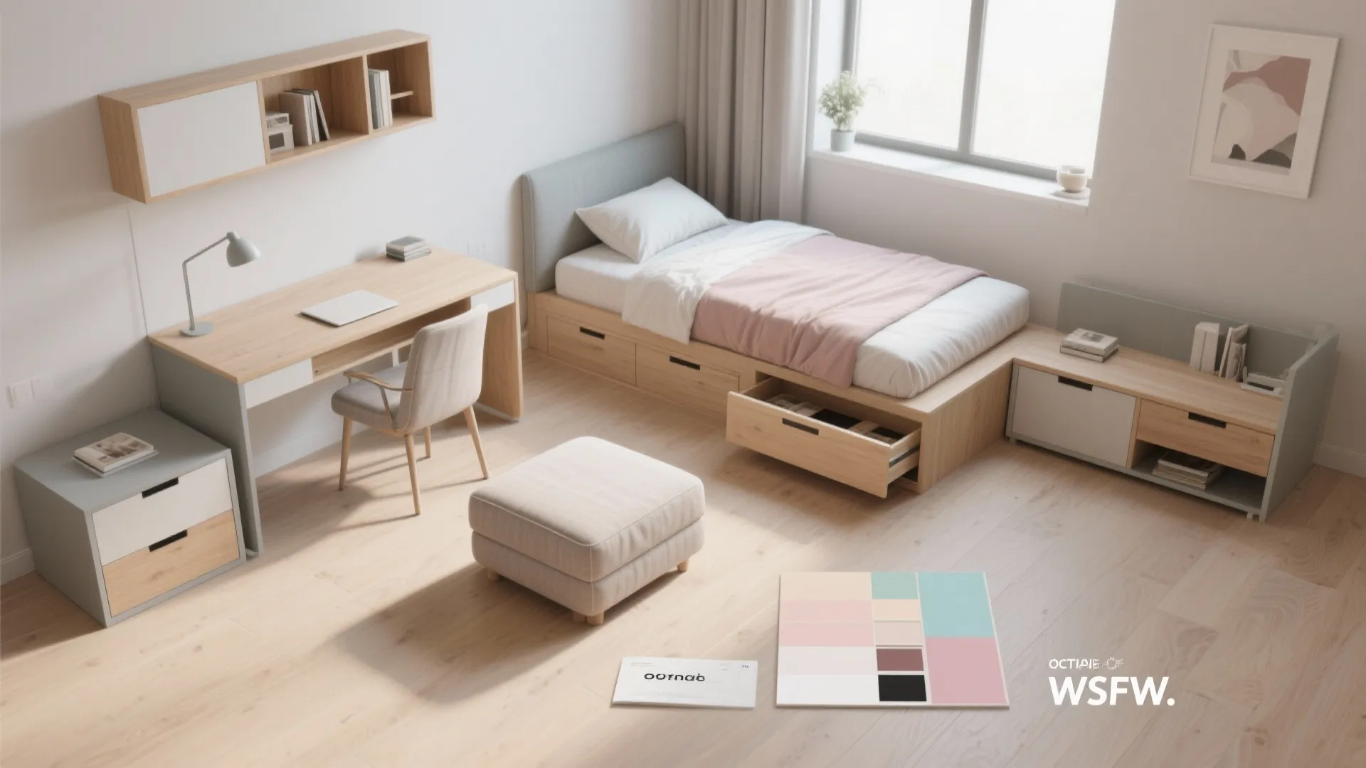 2. Multi-functional furniture