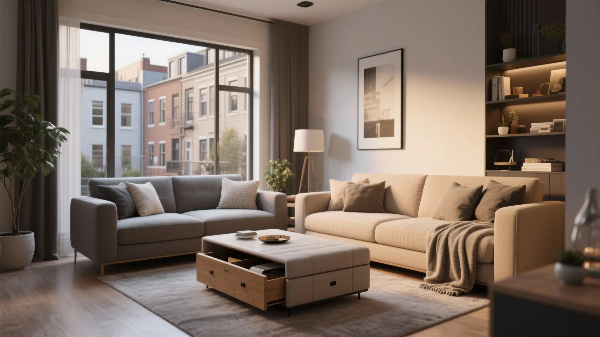 8. Compact Multi-Functional Furniture