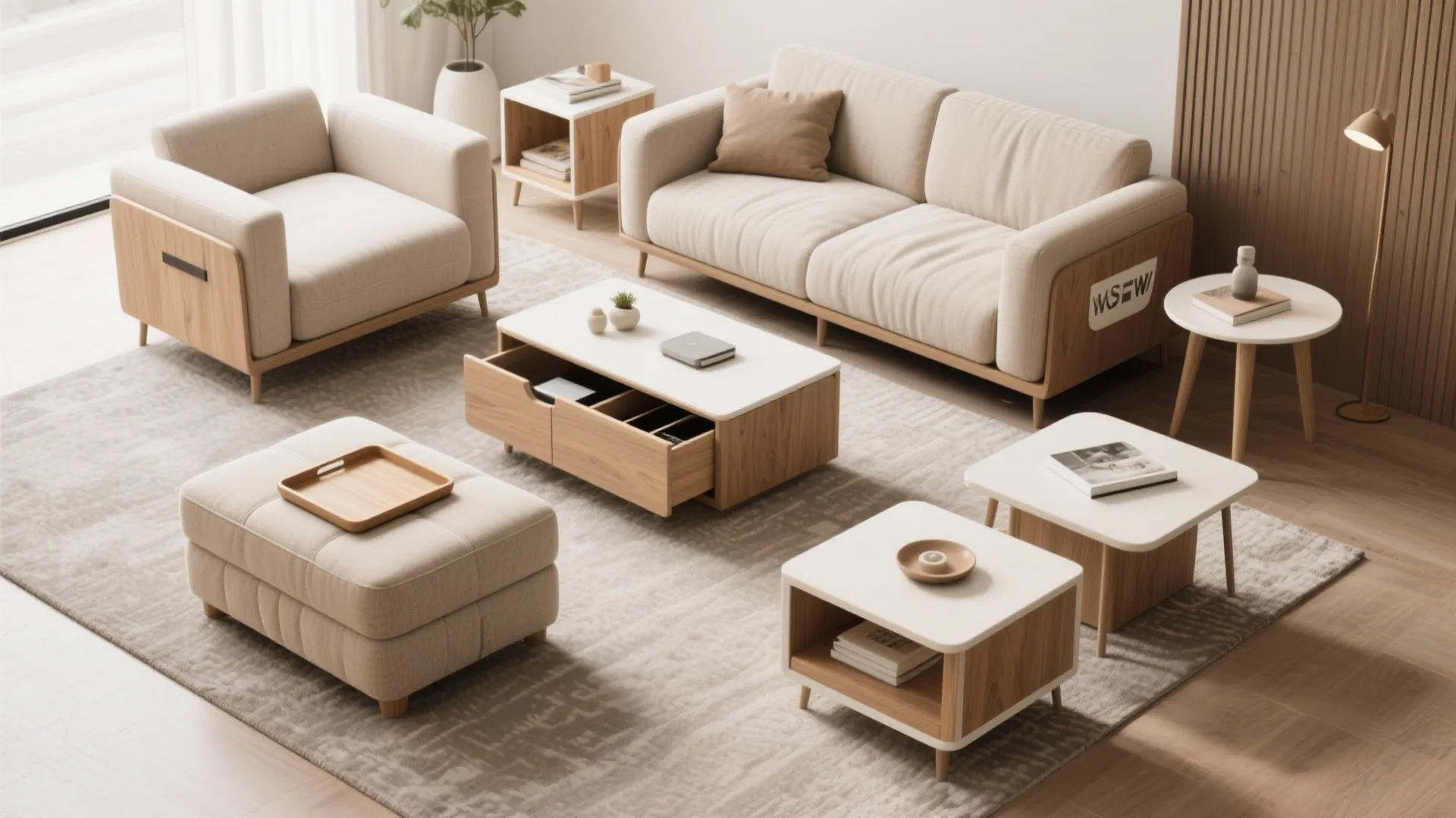 7. Multi-functional Furniture Pieces