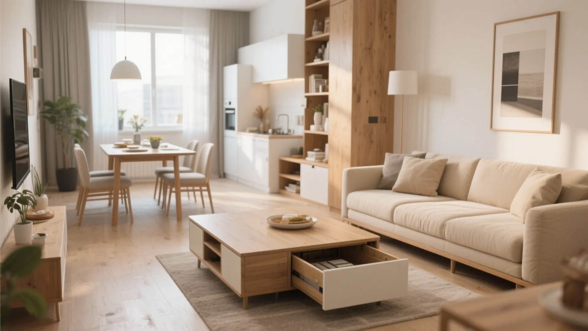 Idea 1: Multi-functional furniture