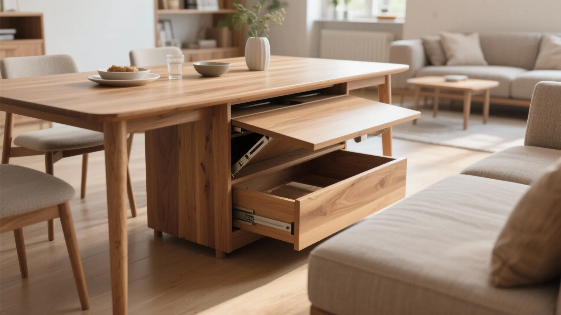 2. Go for multi-functional furniture