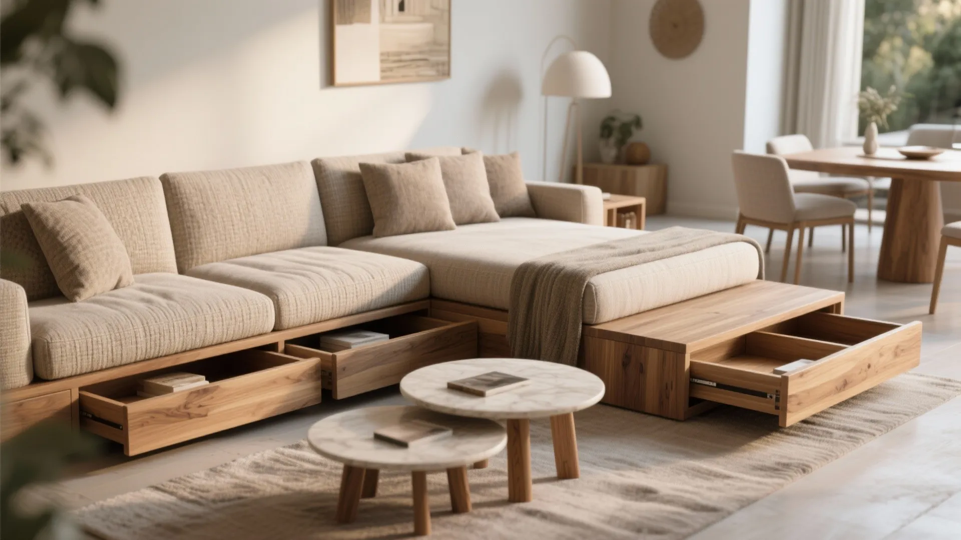 2. Multi-functional furniture for maximum utility