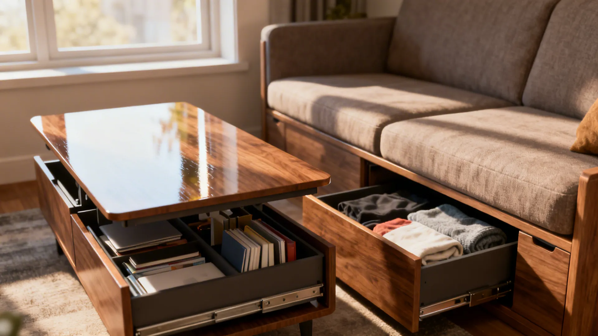 2. Multi-functional furniture