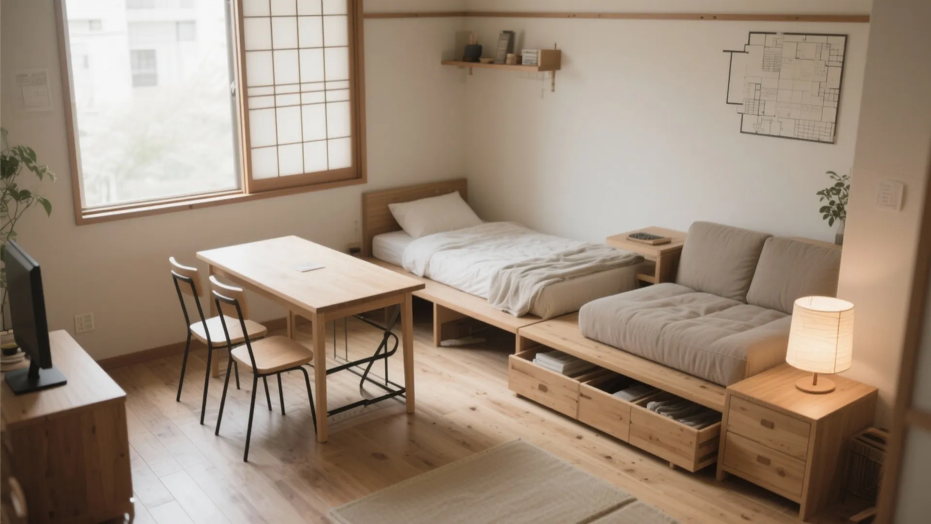 Tips 5: マルチ機能家具で“用途の切替”を早くする（東京小戸型・収納技巧）