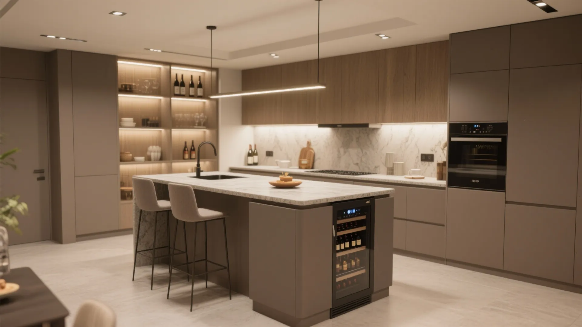 2. Multi-Functional Island