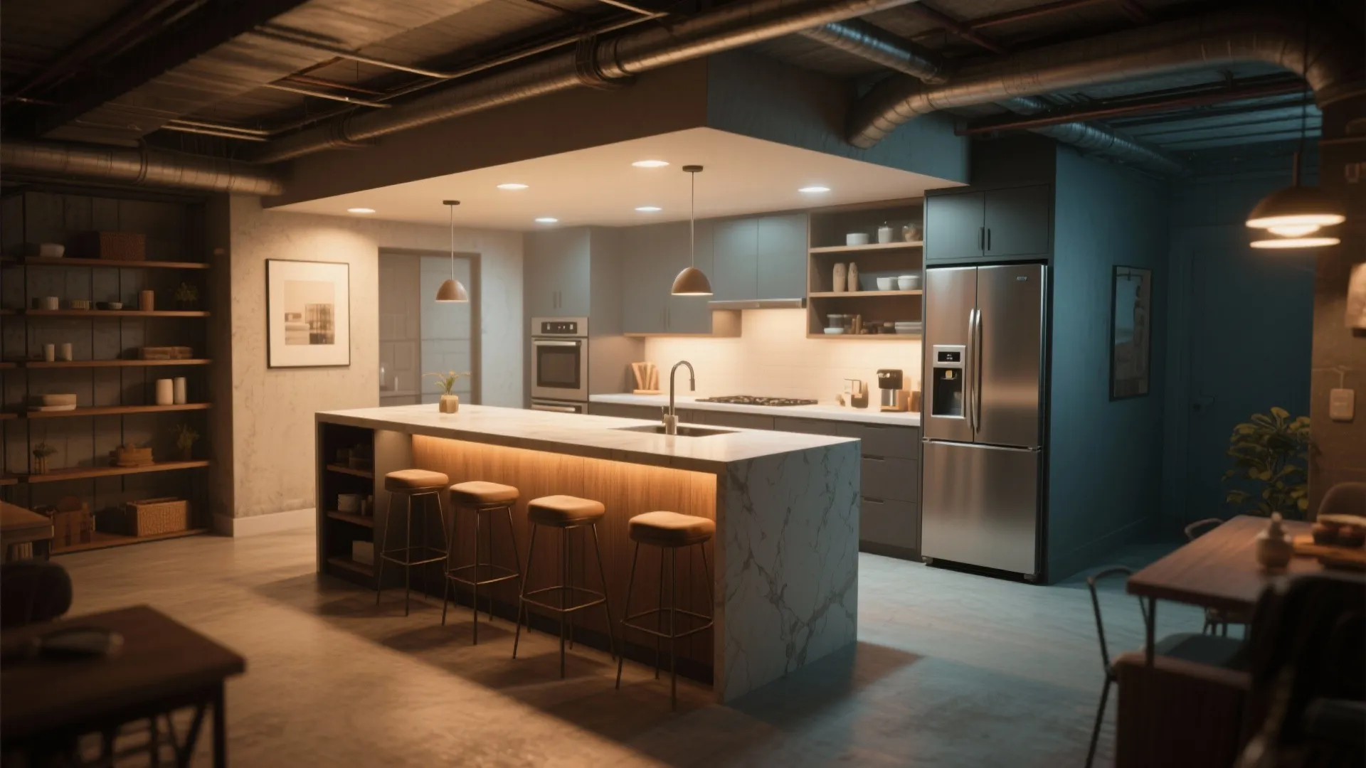 6. Multi-Functional Island