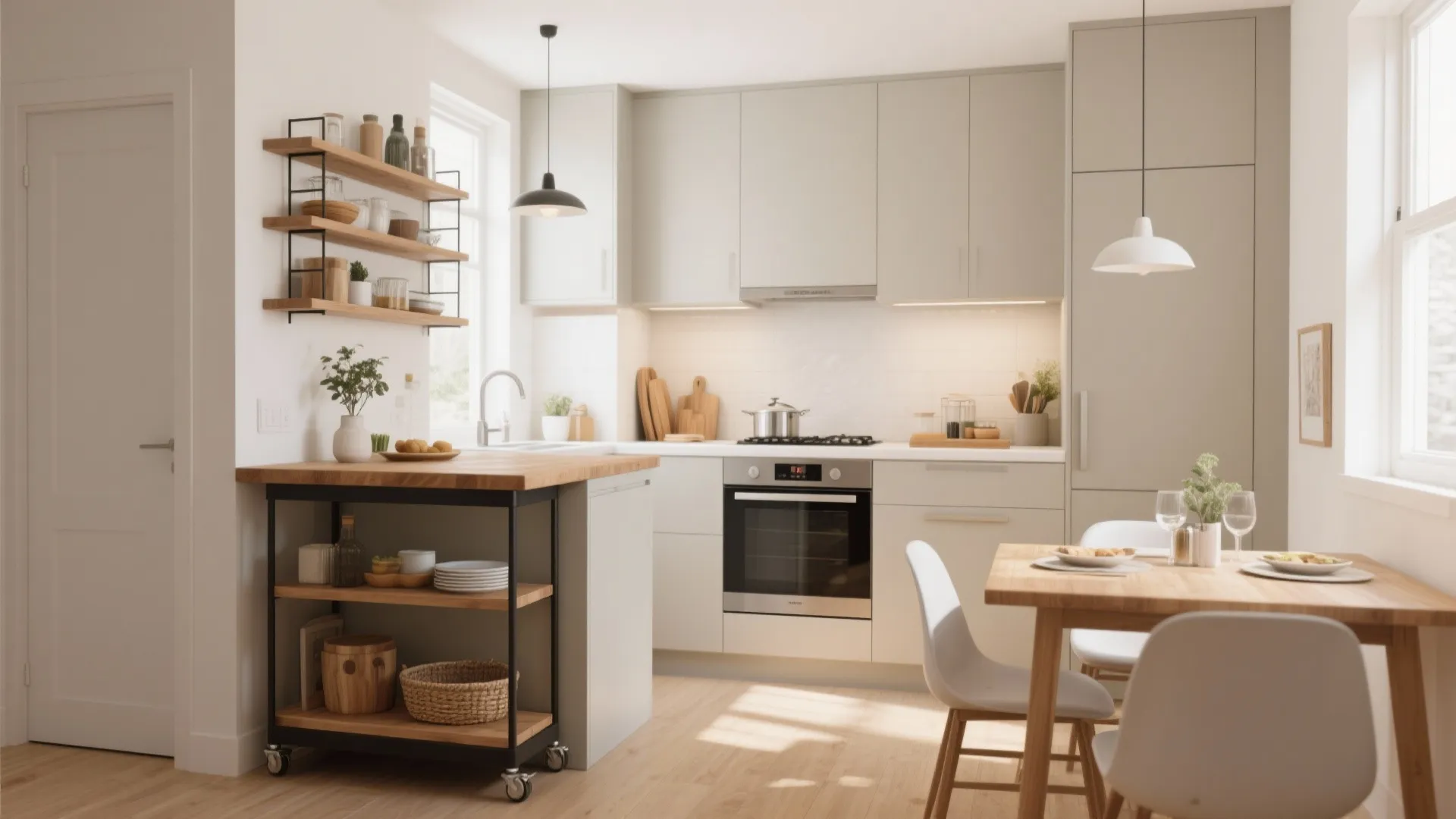 8. Multi-Functional Kitchen Islands