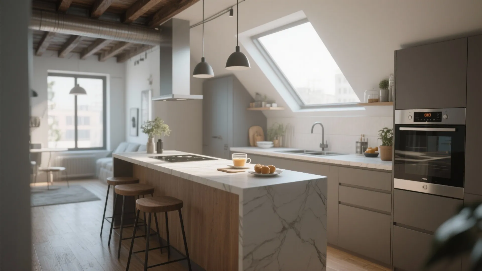 5. Multi-Functional Kitchen Island