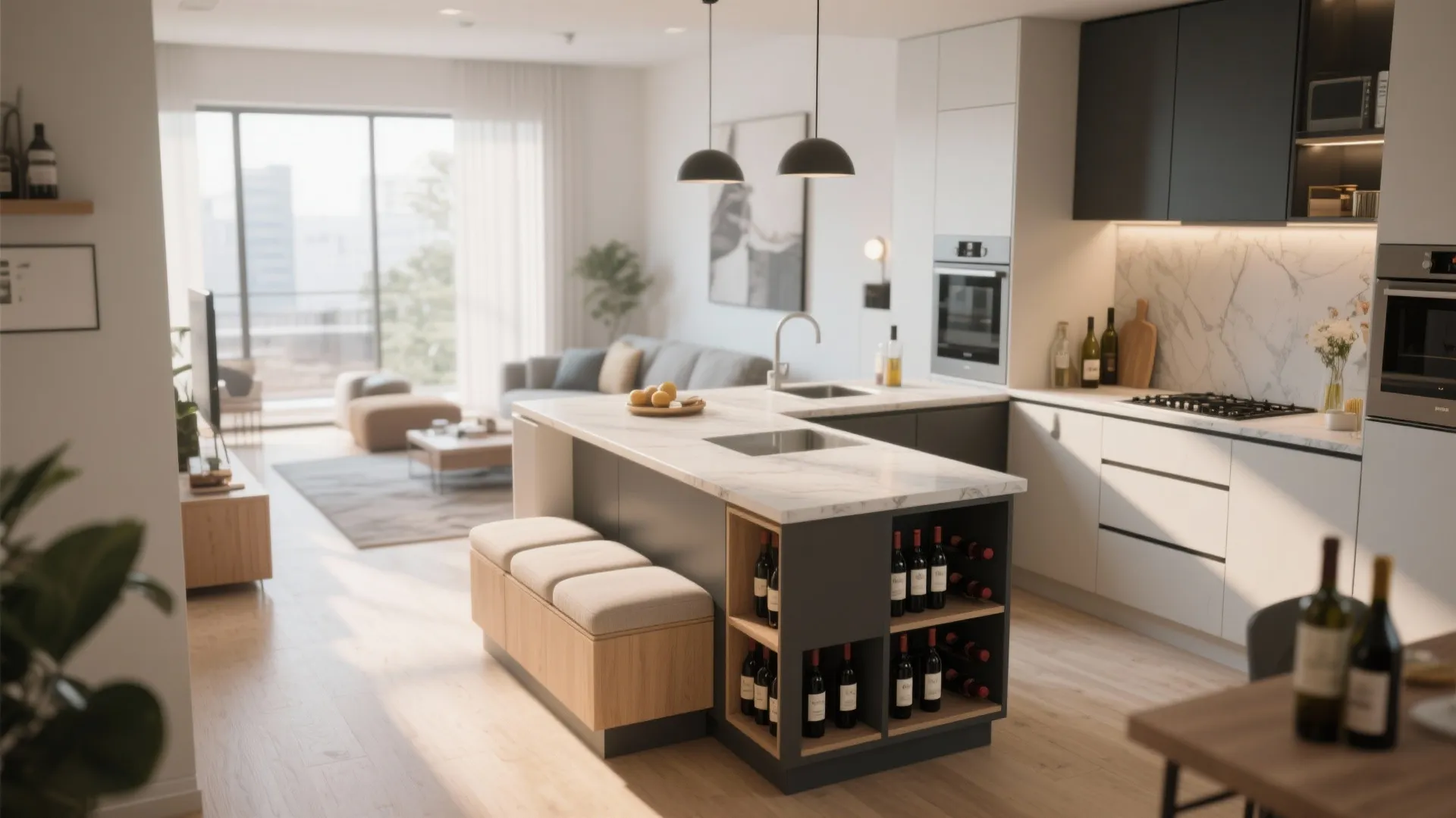 Multi-Functional Island