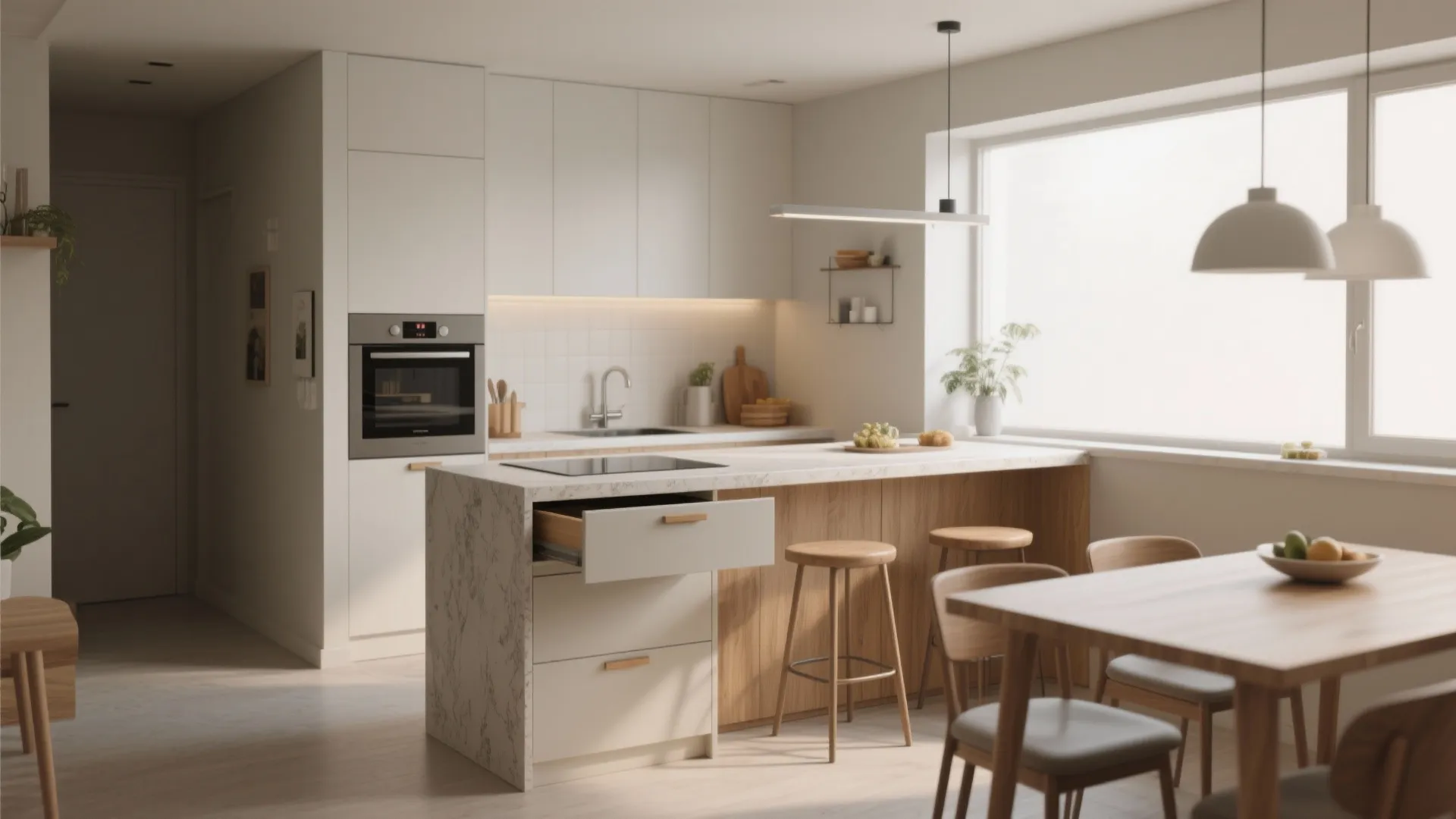 2. Multi-functional island