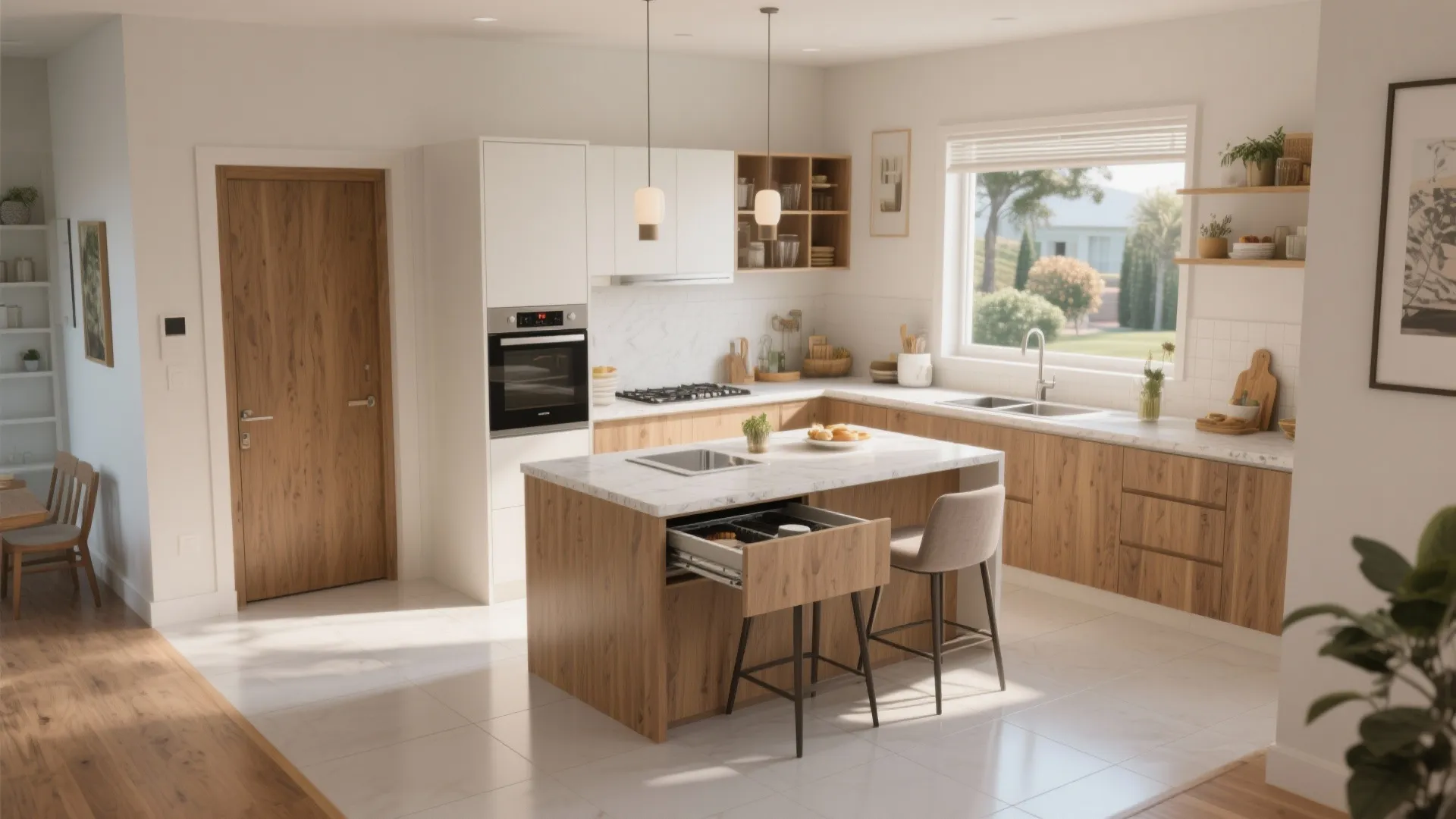 4. Multi-Functional Kitchen Layout