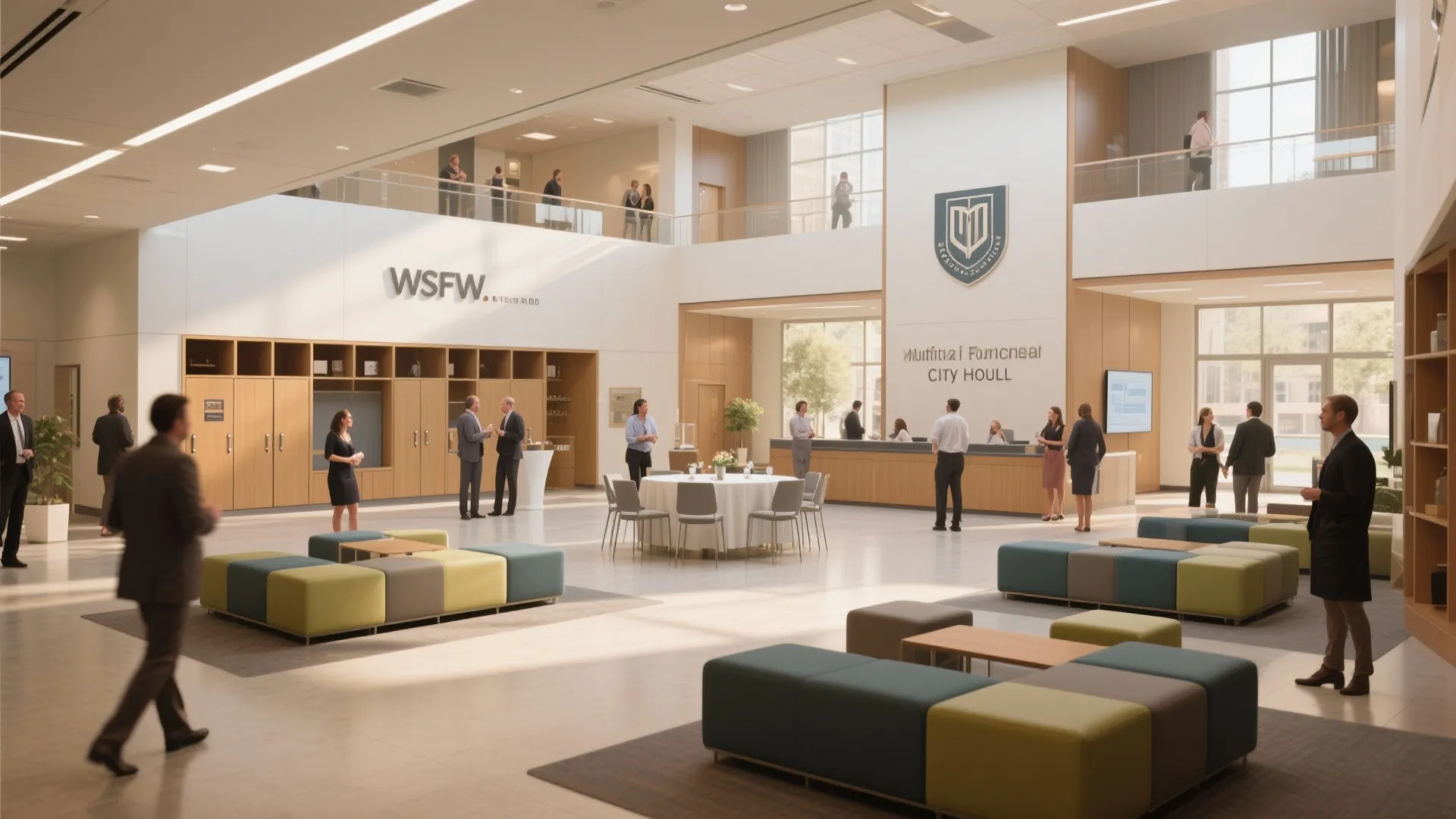 Idea 6: Multi-functional lobbies