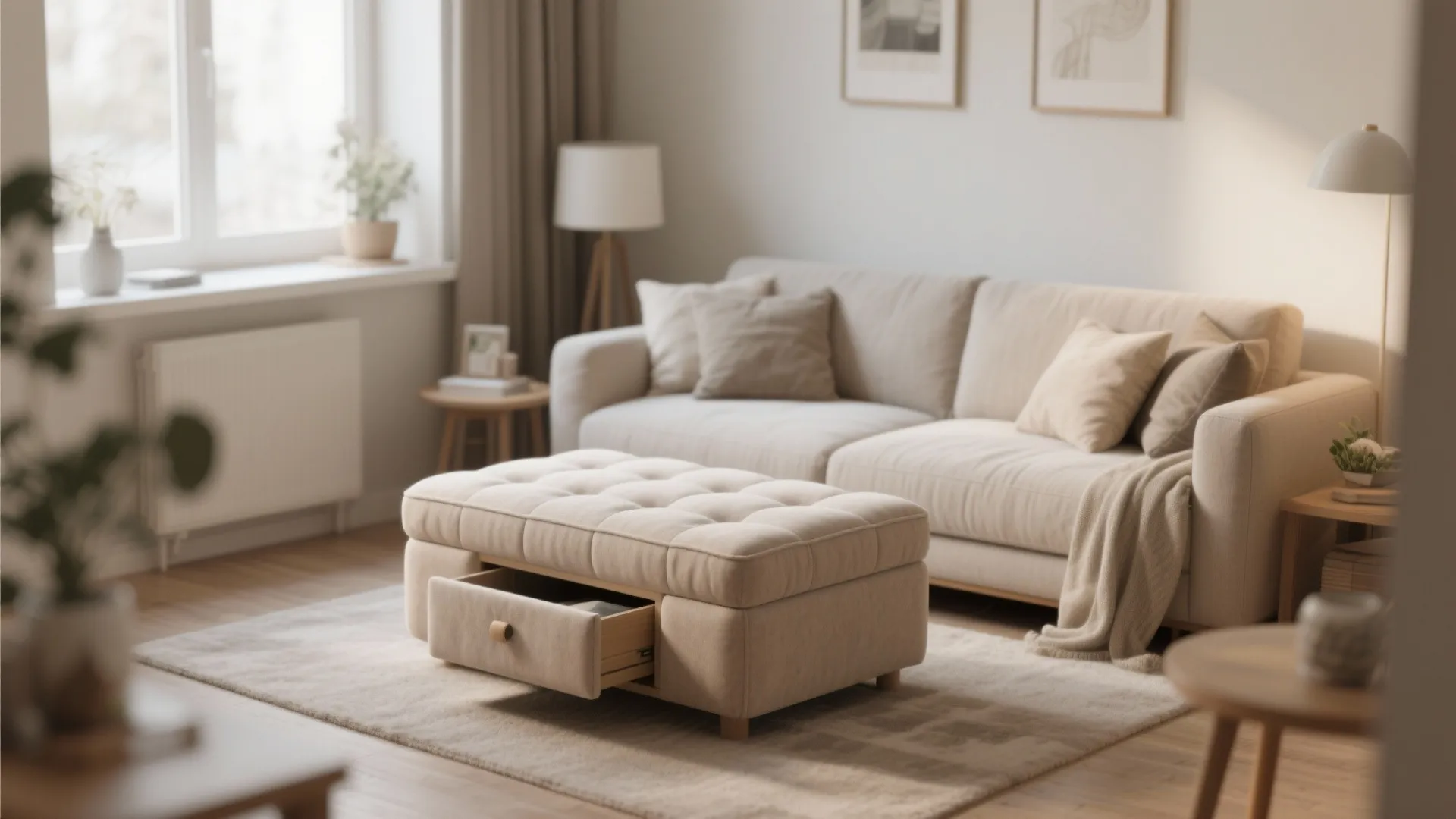 Multi-functional ottoman