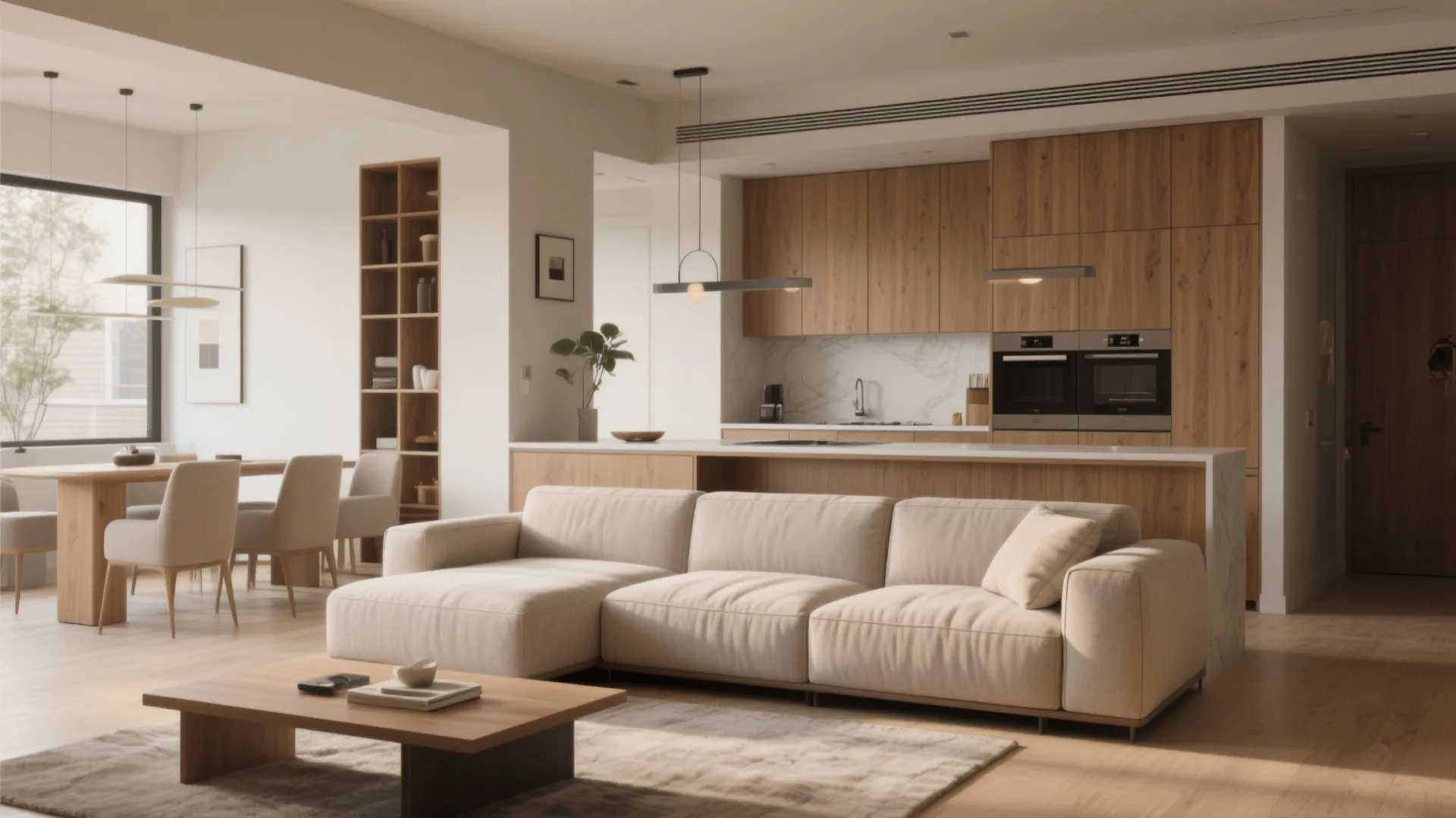 Multi-Functional Furniture Partition