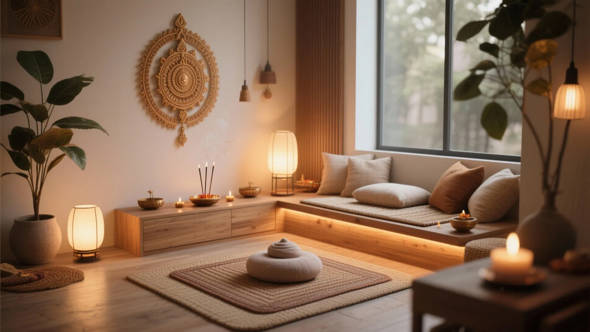 Multi-functional Pooja Room