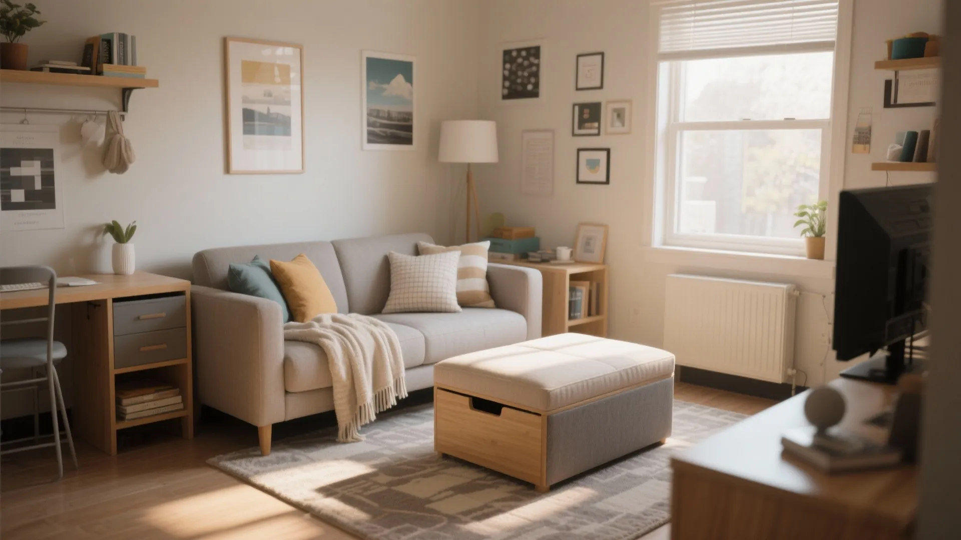 3. Multi-Functional Seating