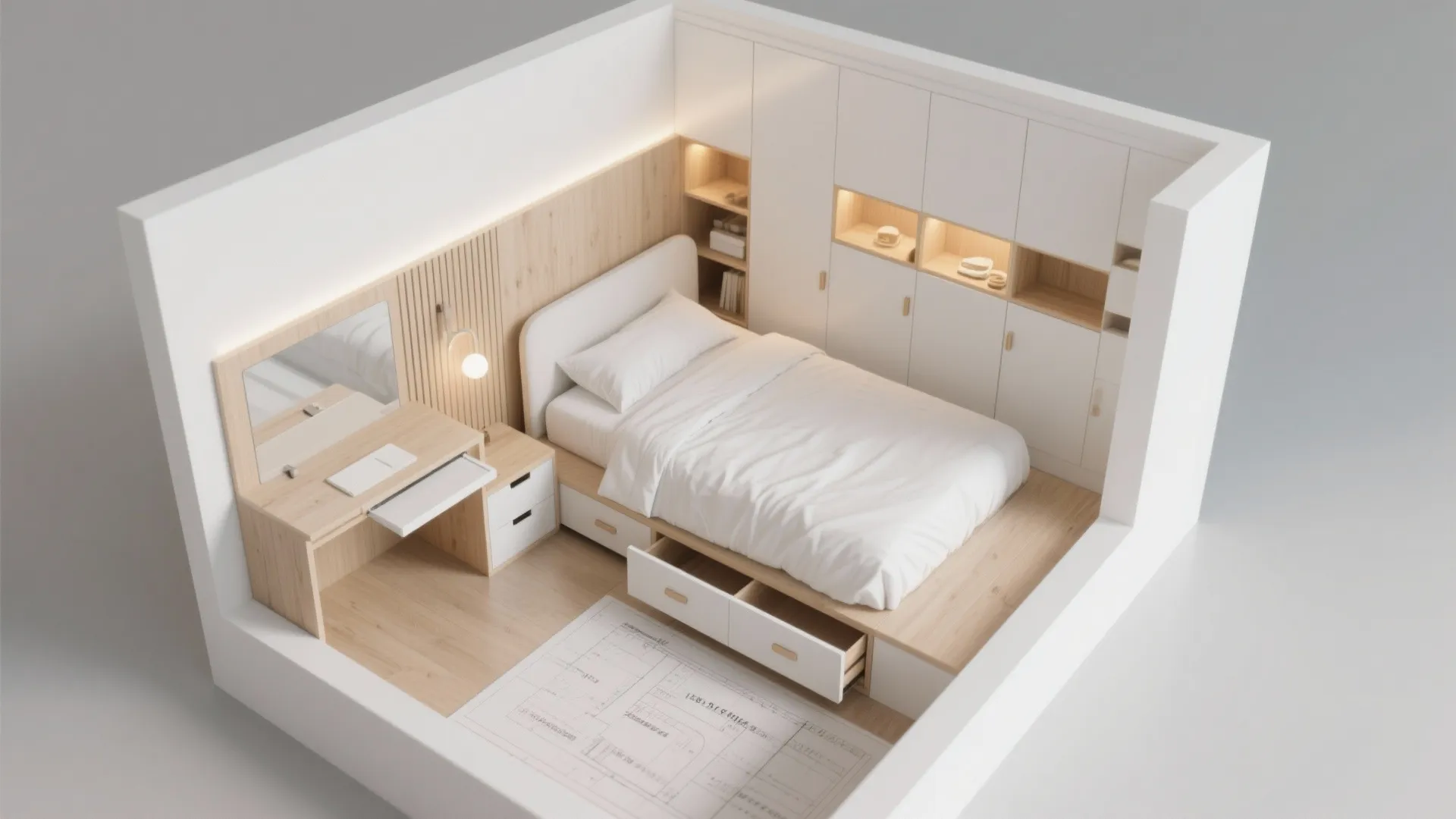 5. Multi-functional pieces for small bedrooms