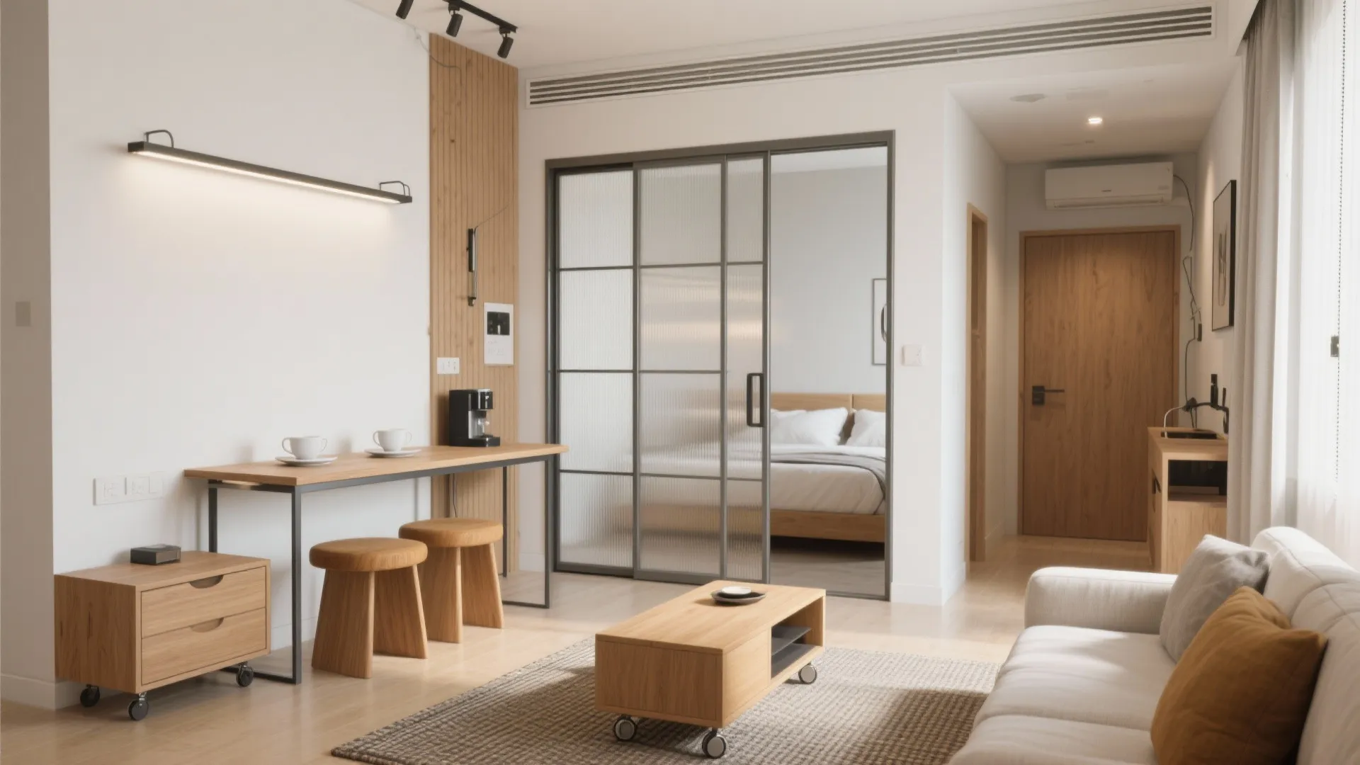 Multifunctional Furniture and Sliding Doors