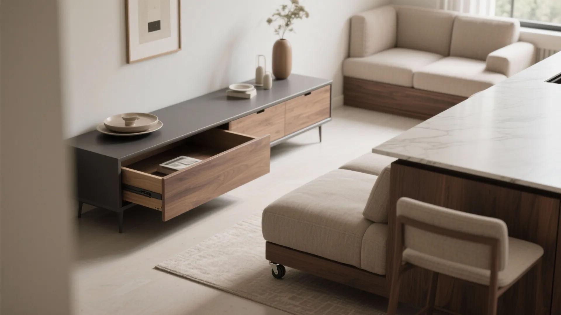 Tip 3: Choose multi-functional furniture
