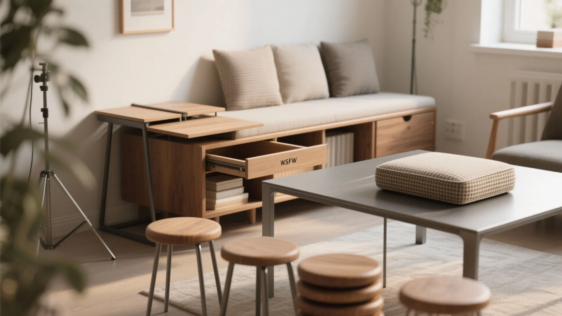 2. Choose multi-functional furniture