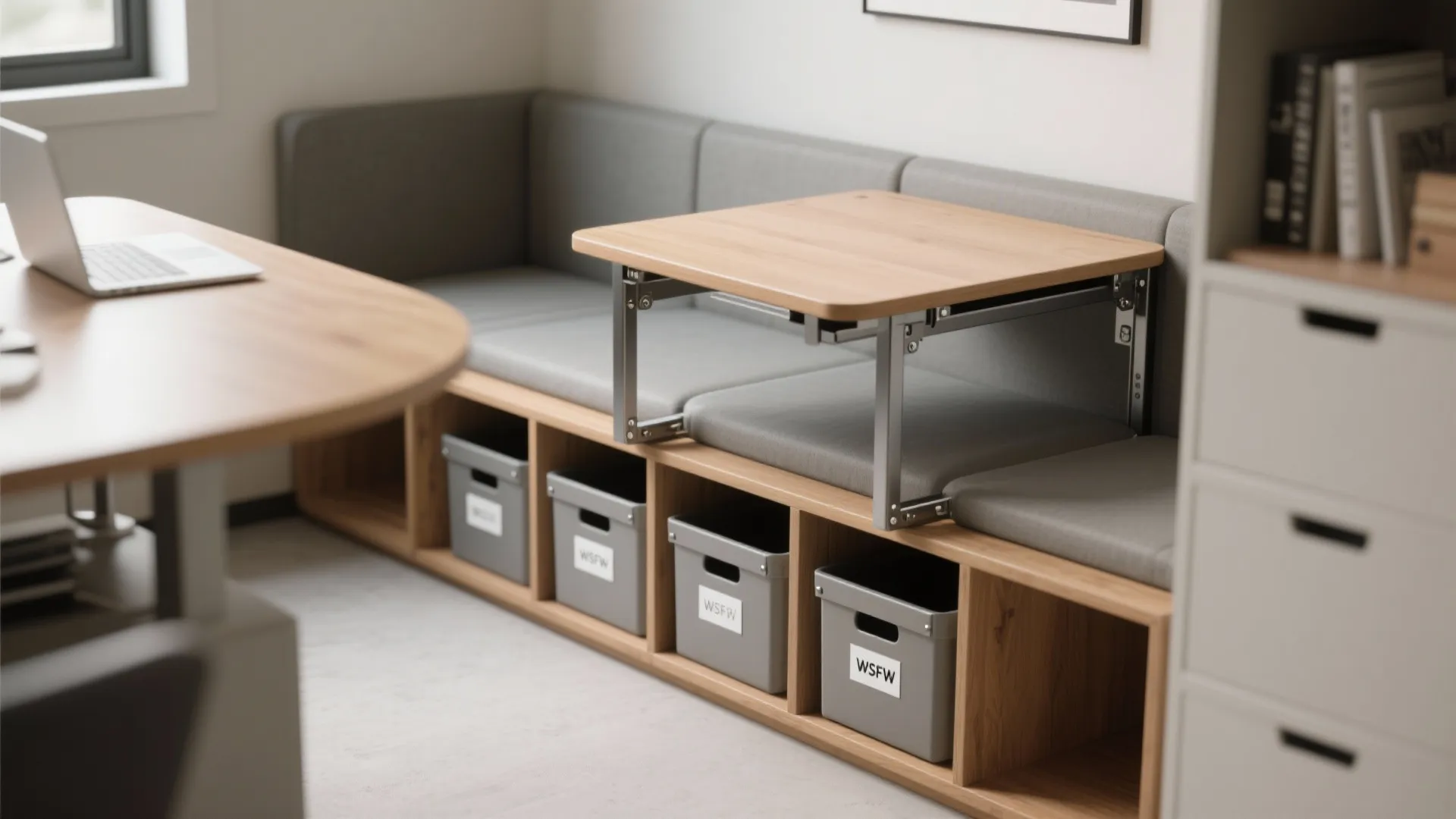 2. Use multi-functional furniture
