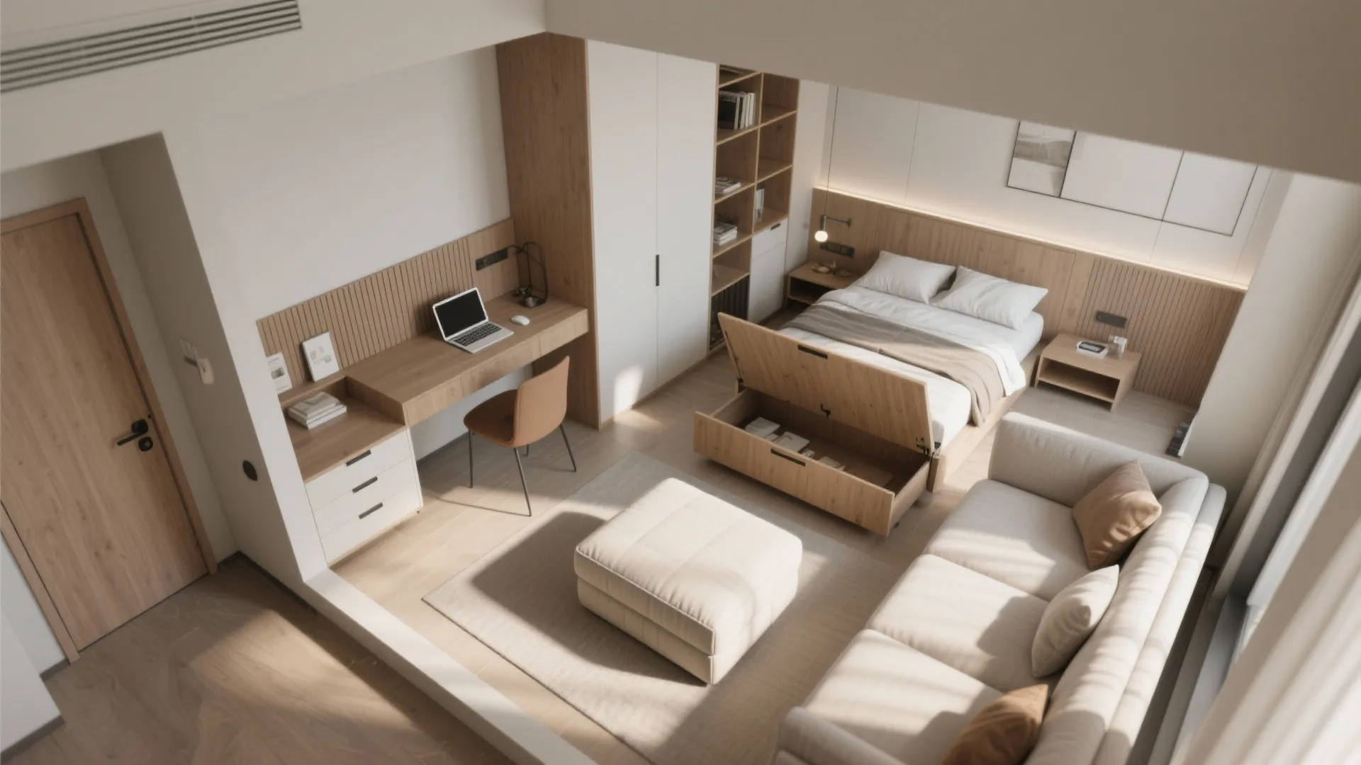 3. Multifunctional furniture for real living