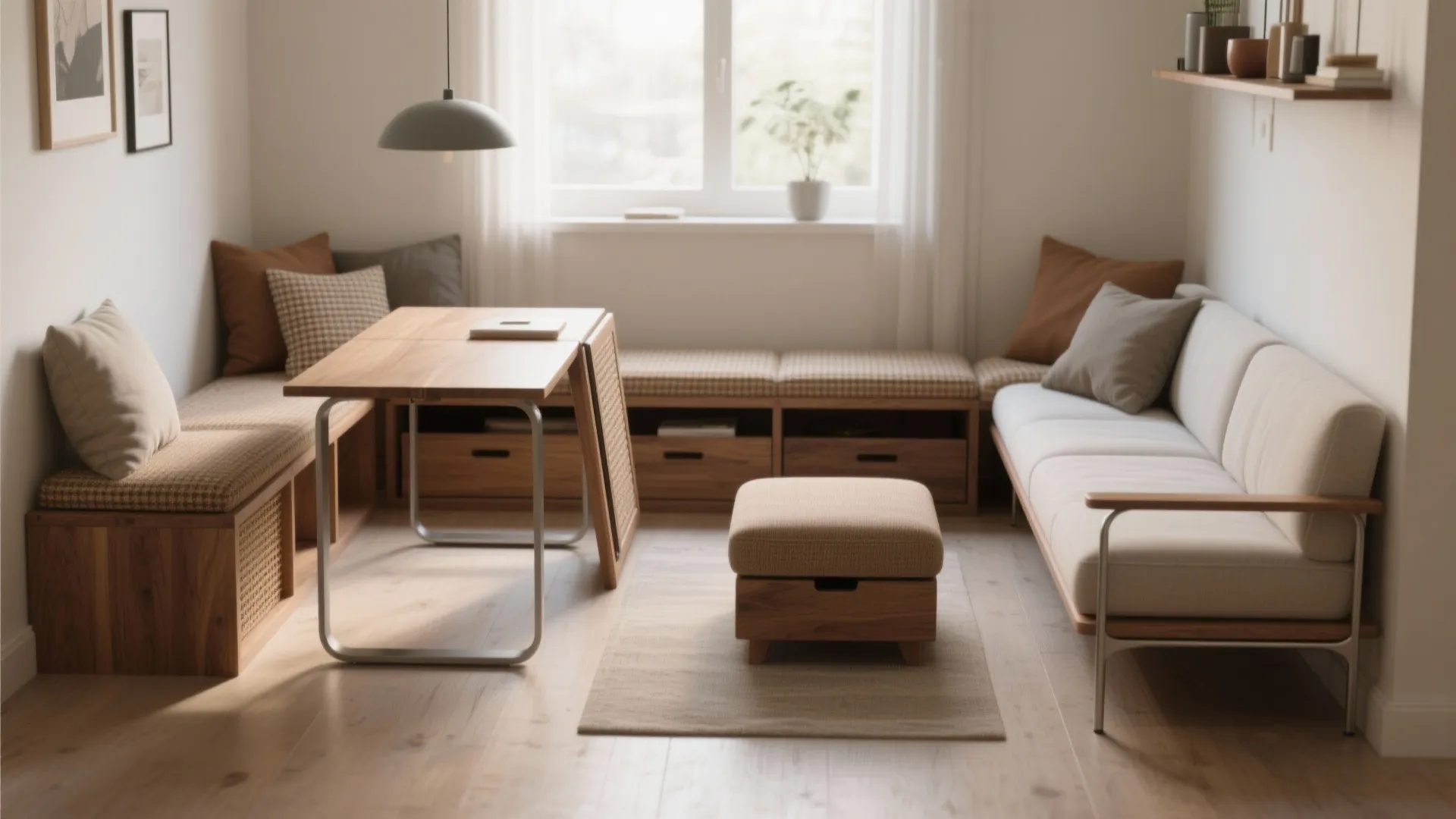 1. Choose multifunctional furniture