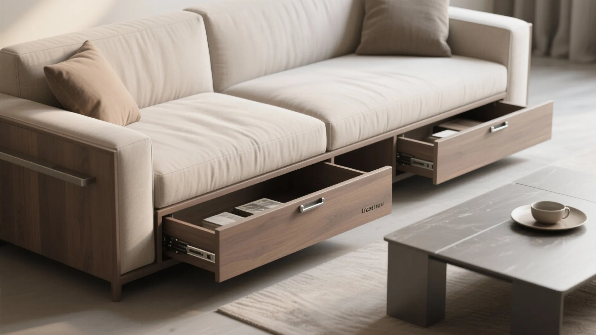 1. Pick multifunctional furniture