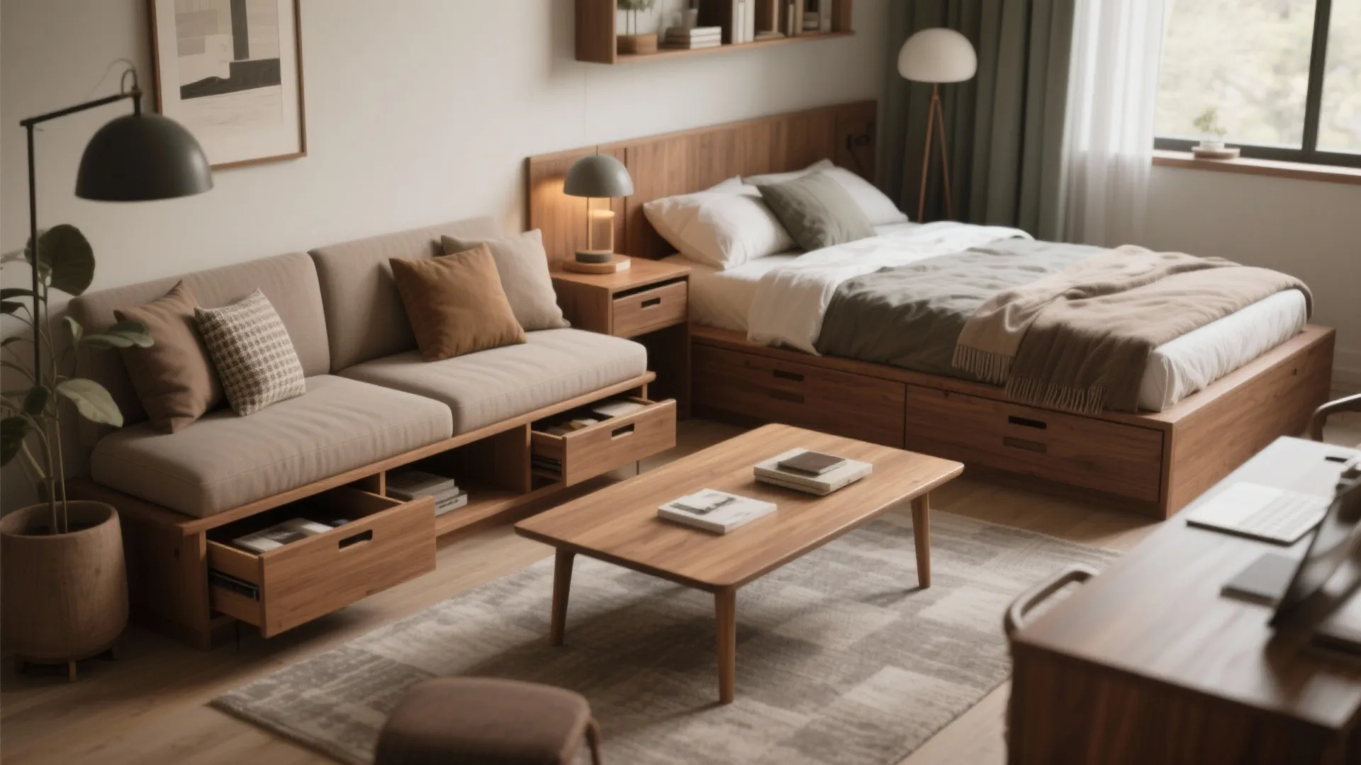 2. Multi-Functional Furniture Wins