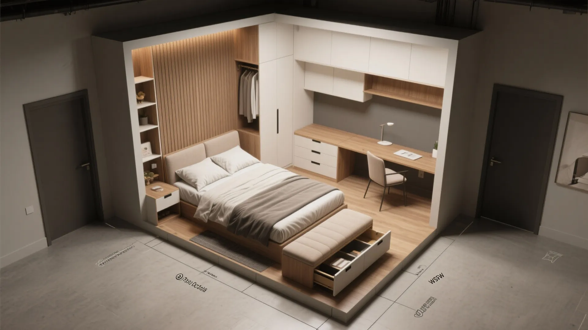 2. Choose multifunction furniture