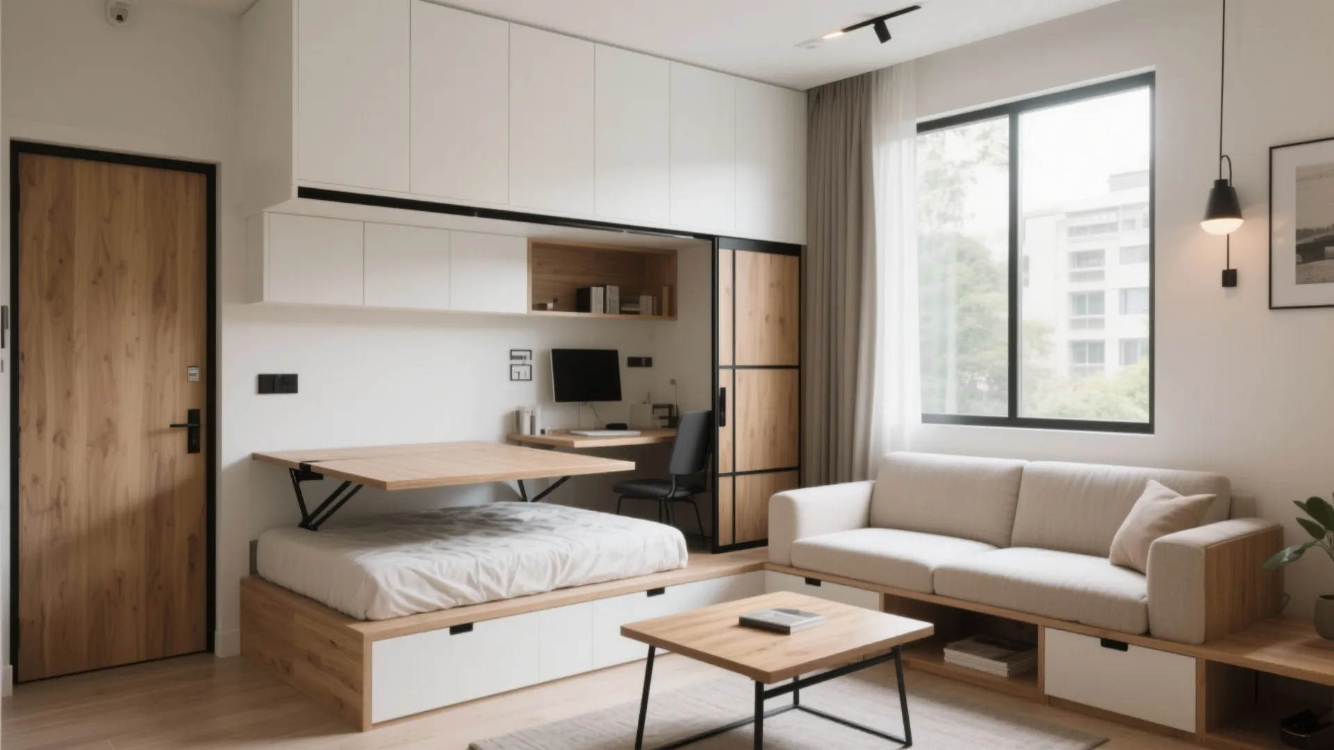 Multifunctional Furniture and Sliding Doors