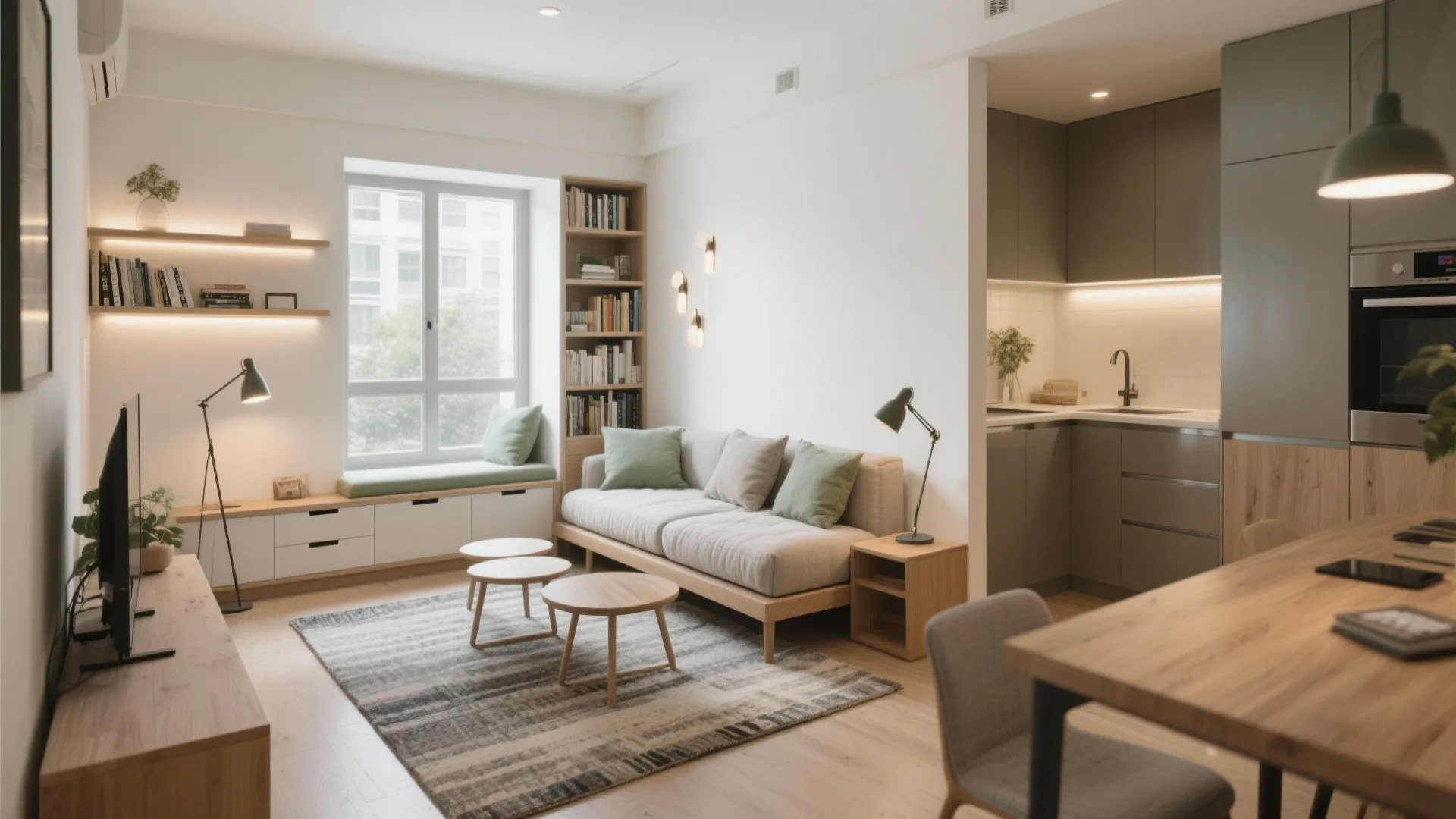 Multi-Functional Furniture and Zoning