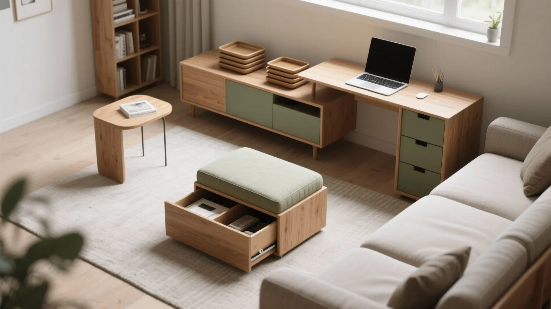 2. Choose multifunctional furniture