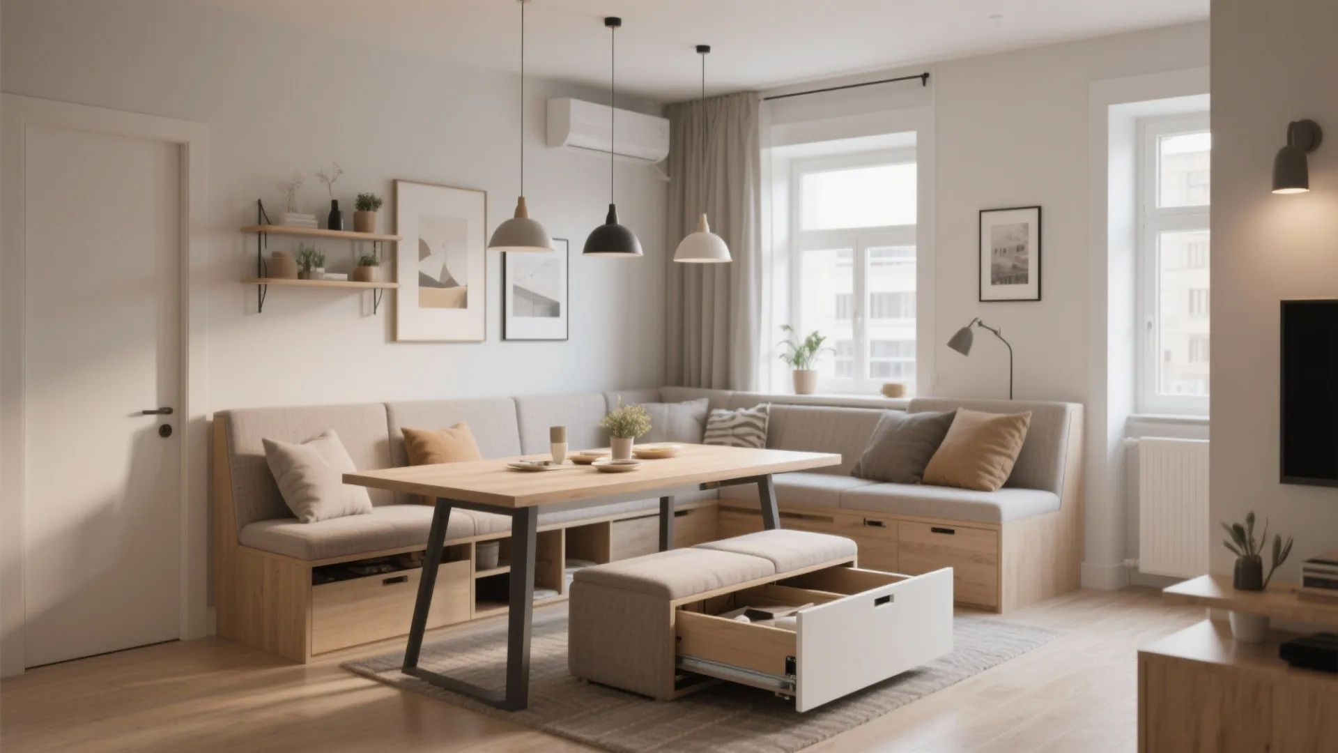 2. Choose Multi-Functional Furniture