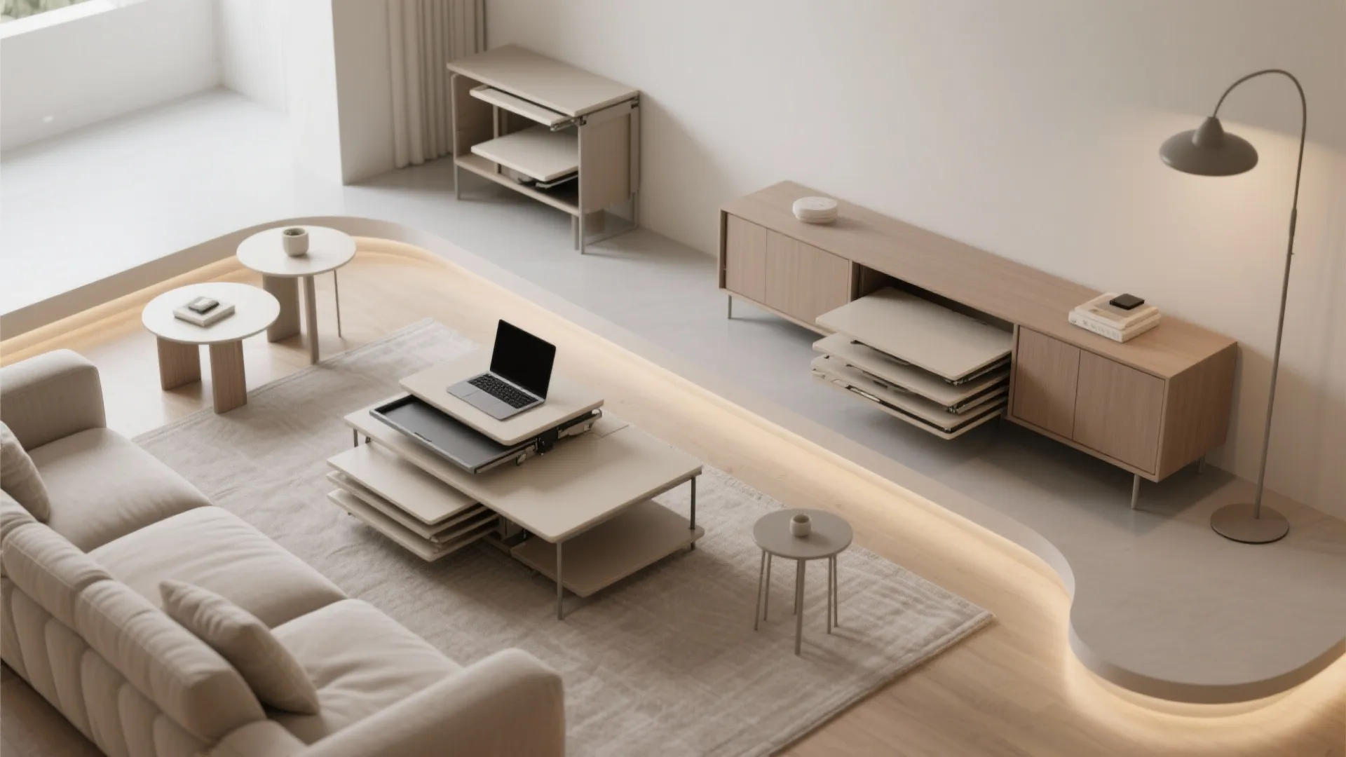 Multi-Height Tables: Nesting, Lift-Top, and Foldables