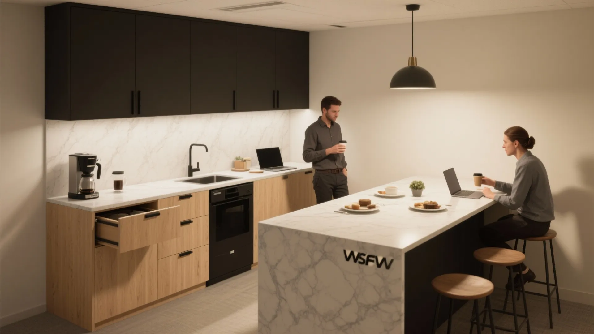 1. Multi-functional island