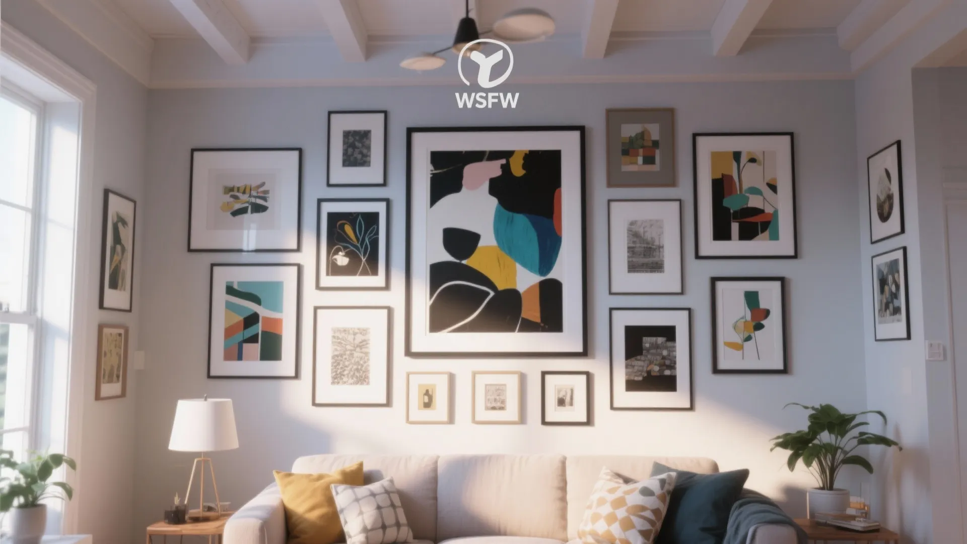 4. Multi-Level Art Arrangement