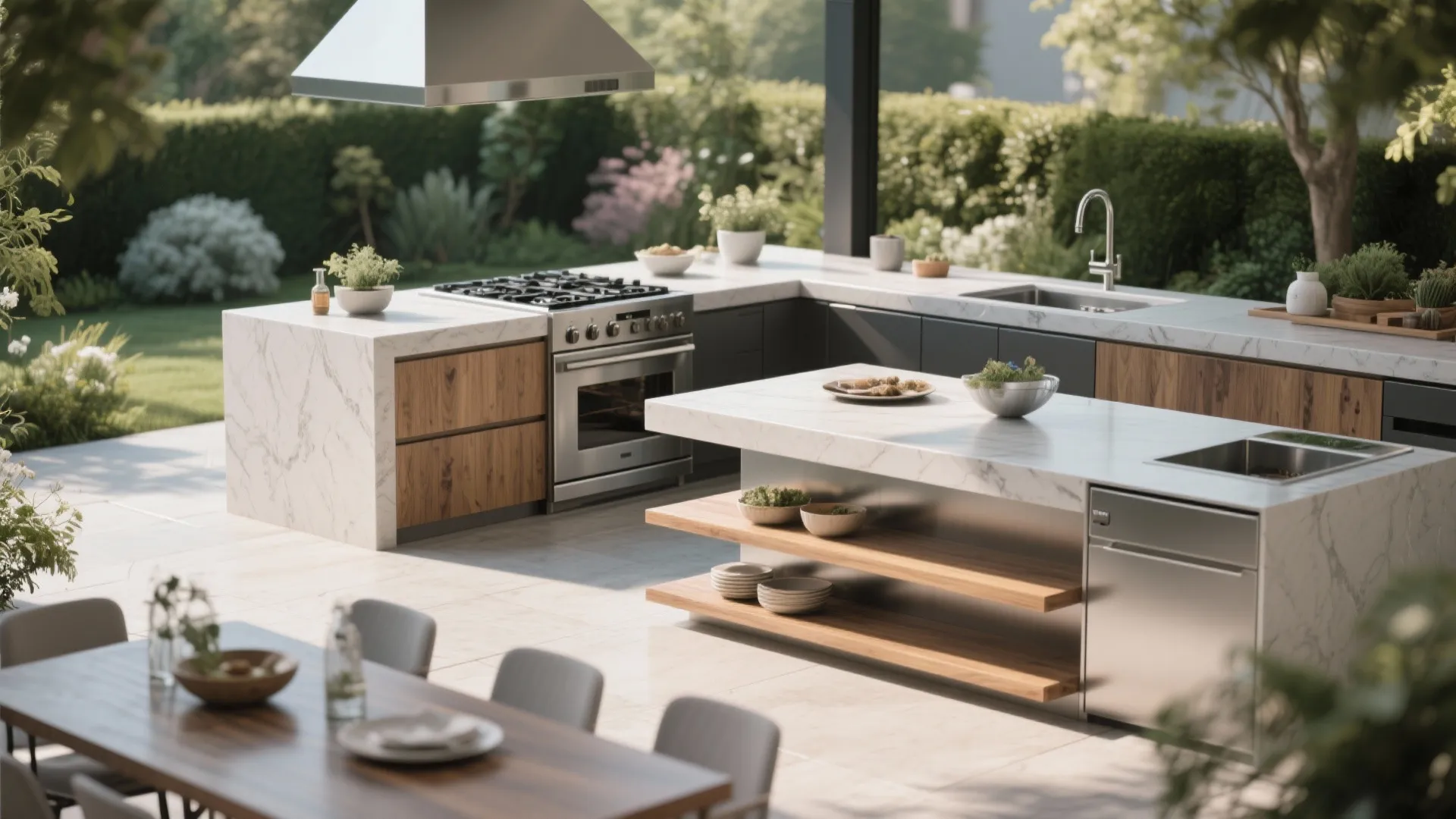 9. Multi-Level Countertops