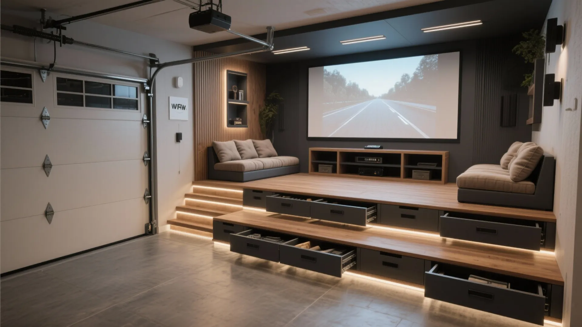 3. Build a multi-level seating platform