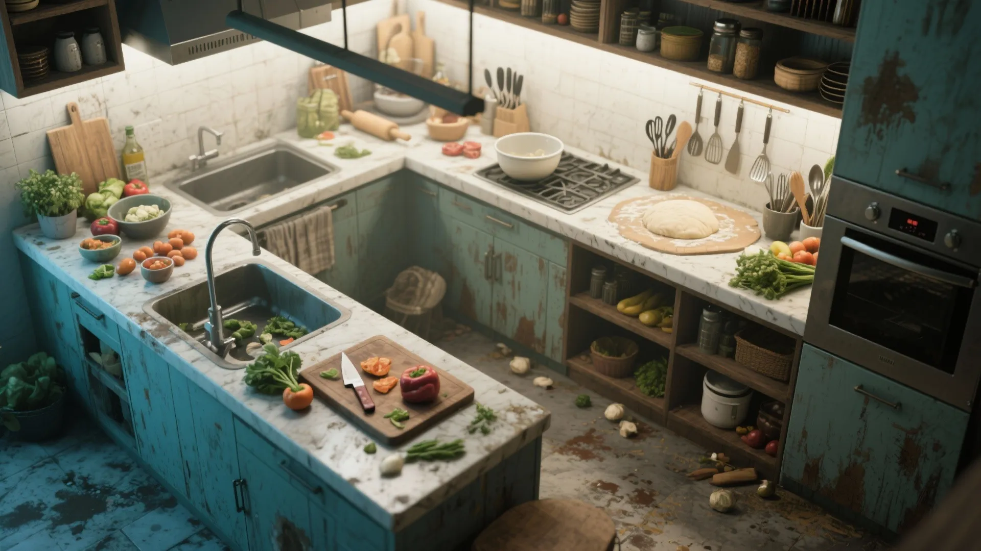 Tip 4: Create a Multi-Level Prep Area