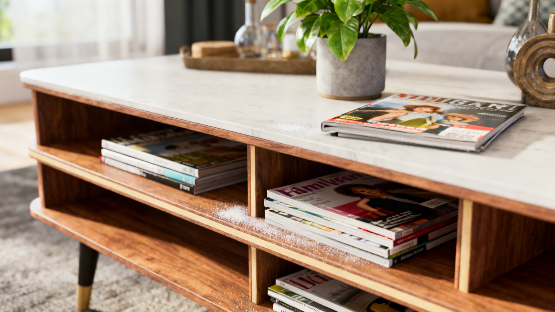 Multi Level Table Rows Center Table Ideas: 5 Designs for Small Living Rooms