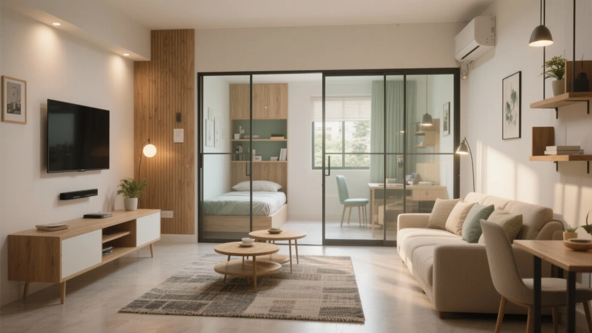 Multi-functional living zones